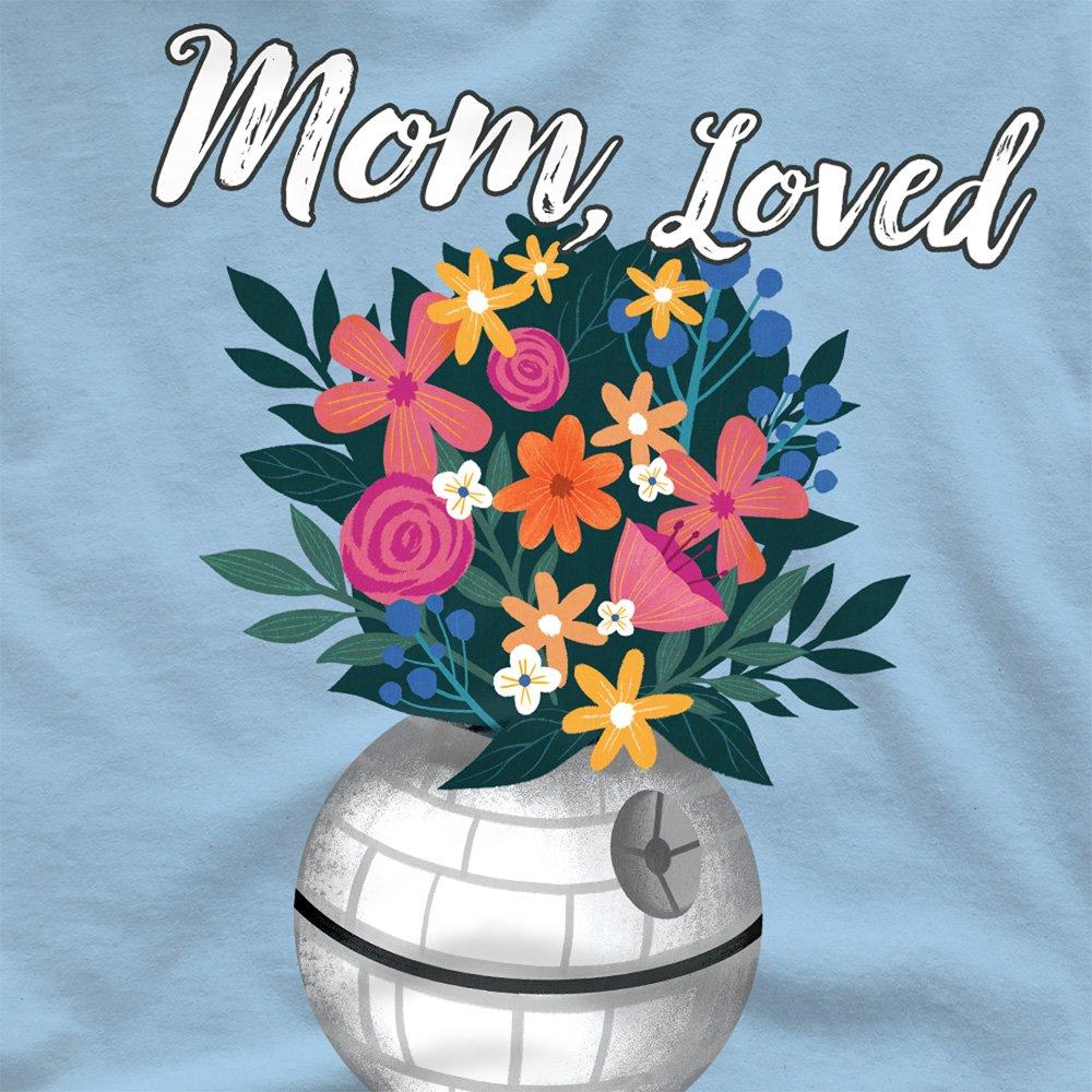 Light Blue - Star Wars - Star Wars MotherS Day Mom Loved To The Death Star - 2