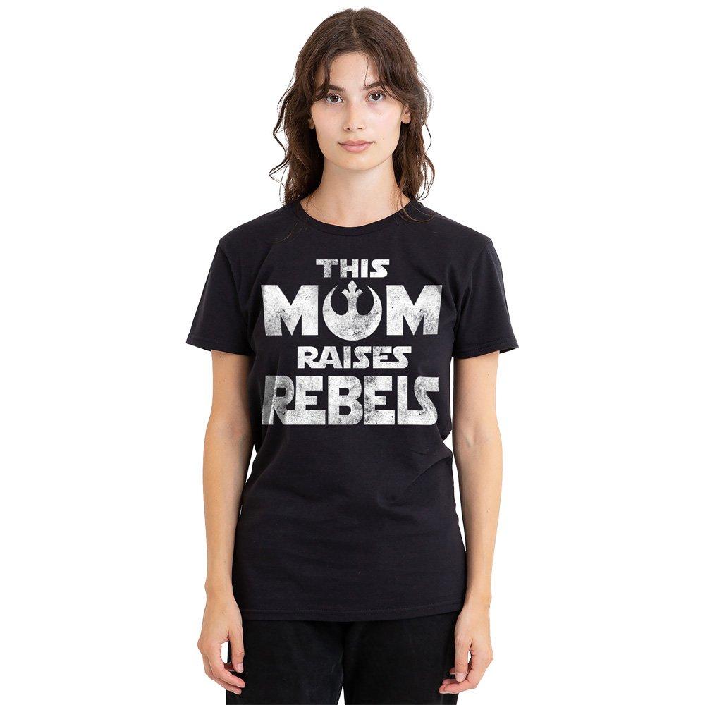 Black - Star Wars - Star Wars Mothers Day Mom Raises Rebels T-Shirt - 1