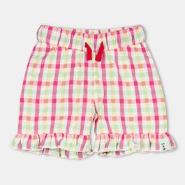Lilly and Sid Picnic Check Woven Tracksuit Shorts