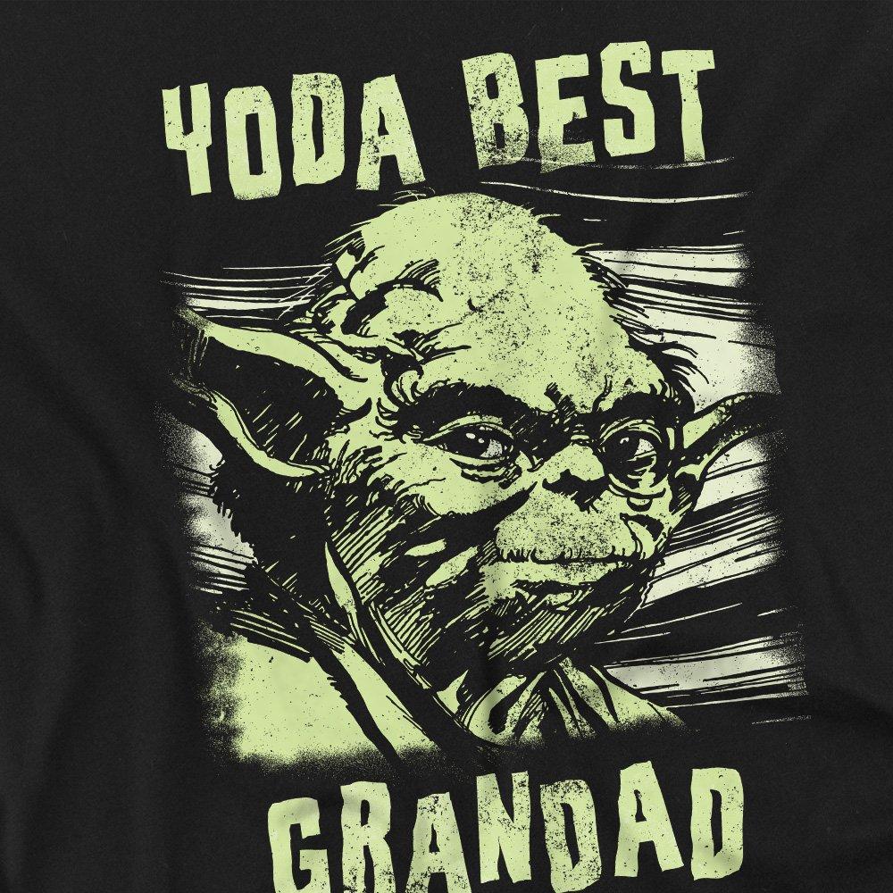 Black - Star Wars - Star Wars Yoda Best Grandad Comic Long Sleeve T-Sh - 2