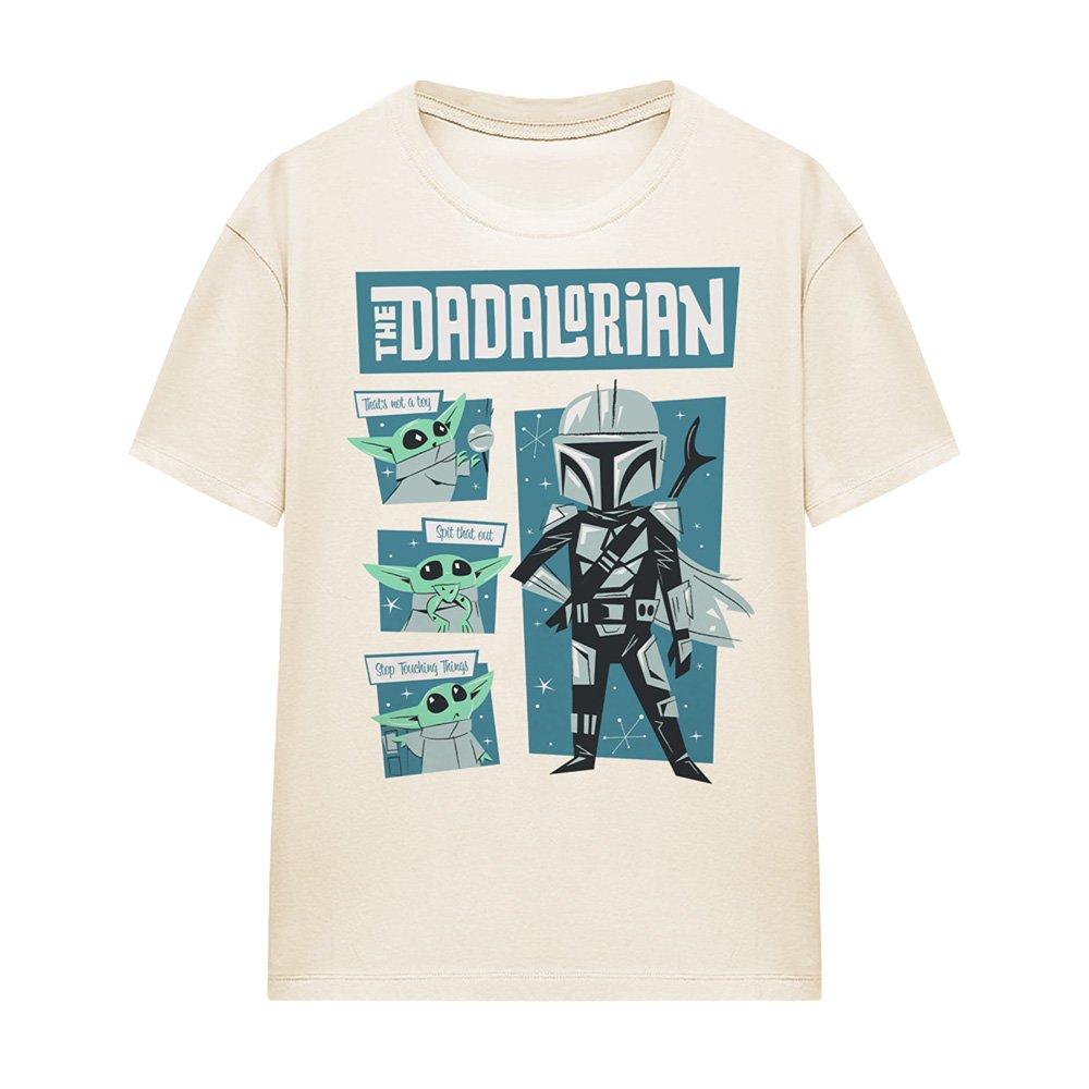 Beige - Star Wars - Star Wars Father Retro Dadalorian And Grogu T Shir - 4