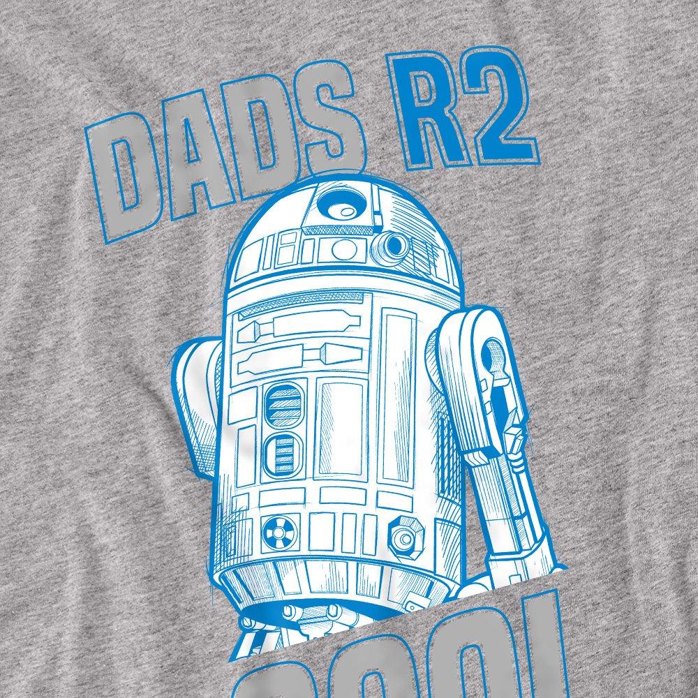 Light Grey - Star Wars - Star Wars Fathers Day Dads R2 Cool Long Sleeve T- - 2