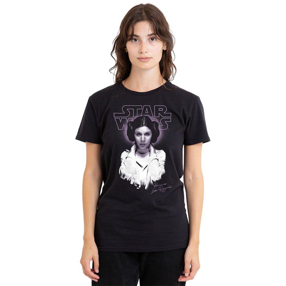 Black - Star Wars - Star Wars Princess Leia Street Portrait T Shirt B - 1