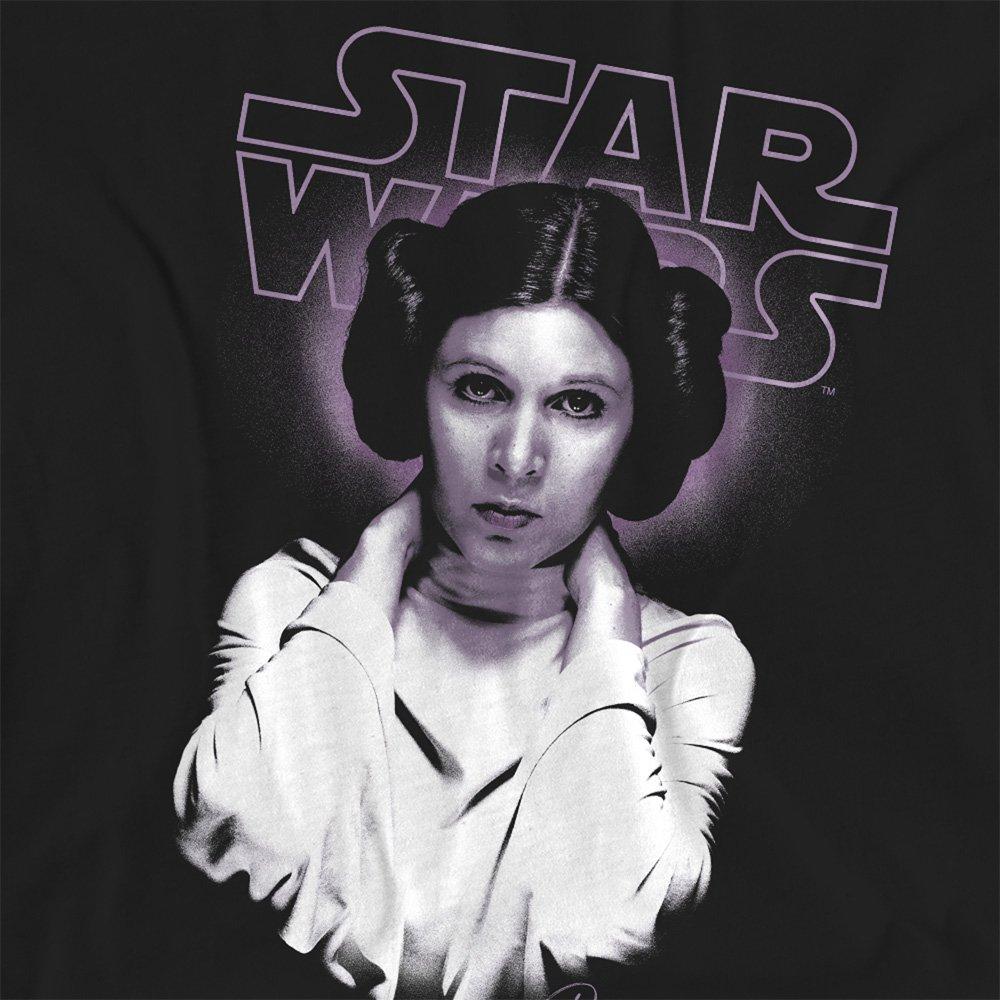 Black - Star Wars - Star Wars Princess Leia Street Portrait T Shirt B - 2