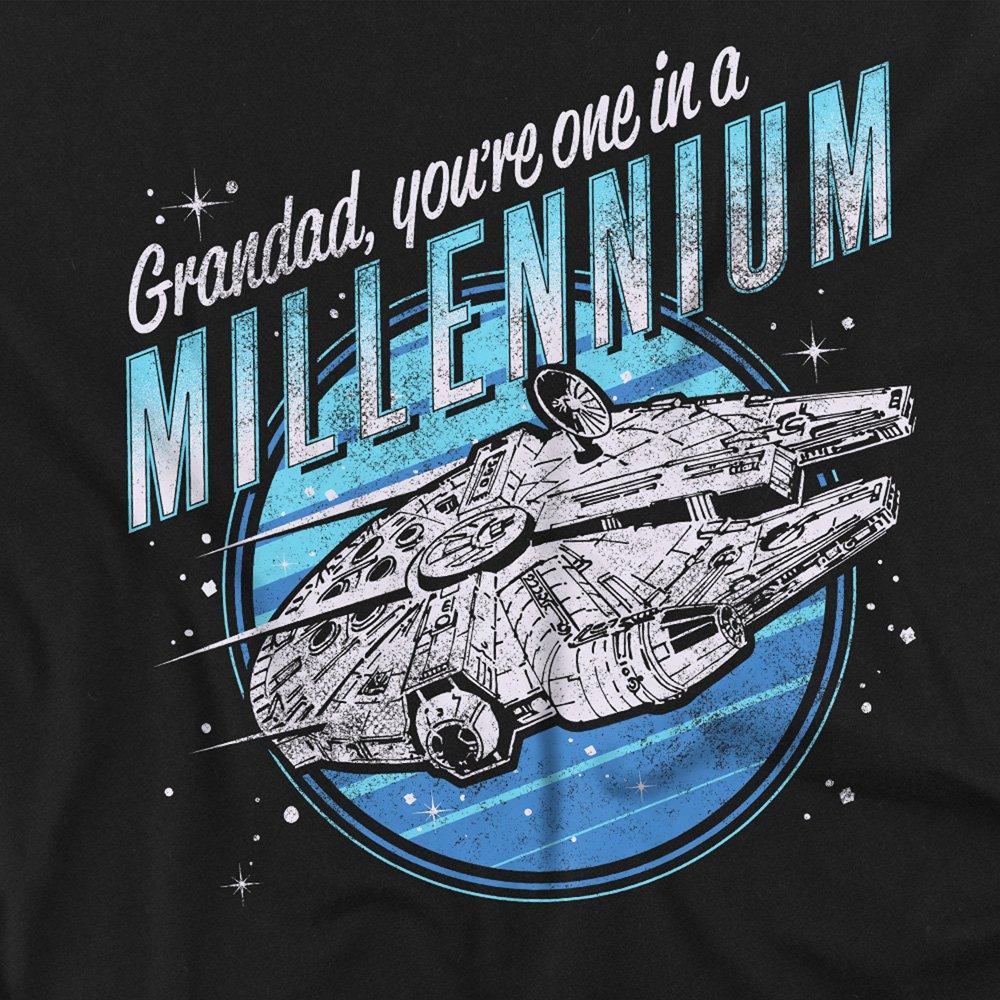Black - Star Wars - Star Wars Grandad One In A Millennium Vintage T-Sh - 2