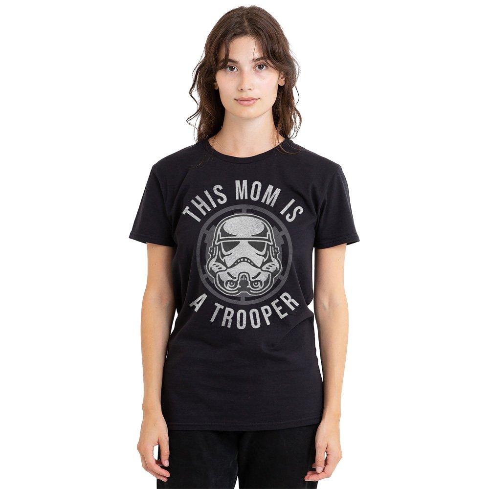 Black - Star Wars - Star Wars Mothers Day Mom is a Trooper T-Shirt B - 1