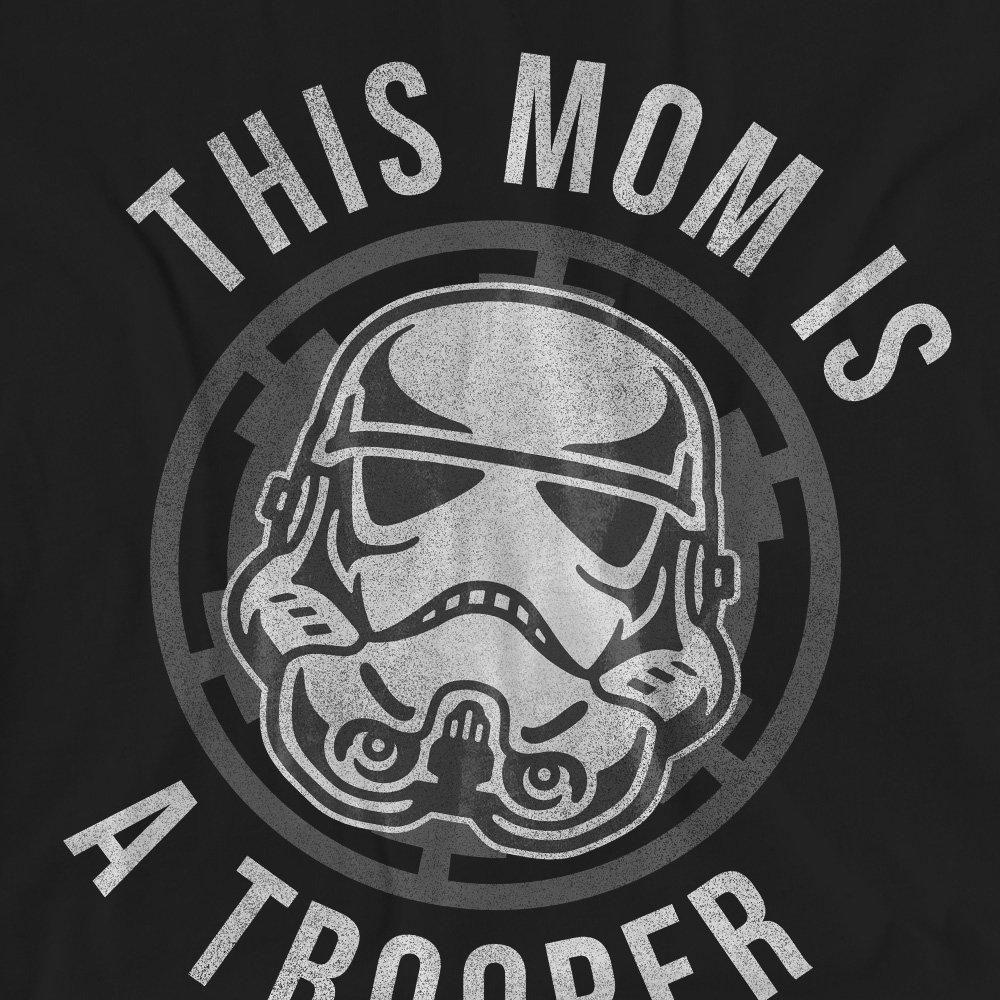 Black - Star Wars - Star Wars Mothers Day Mom is a Trooper T-Shirt B - 2