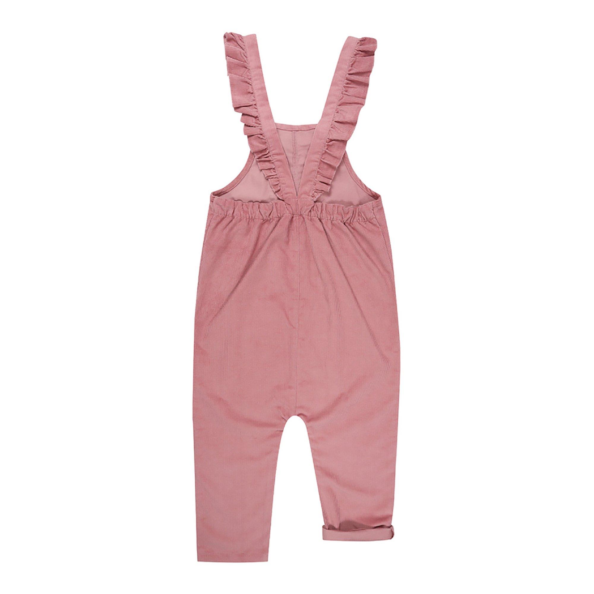 Pink - Lilly and Sid - Corduroy Dungarees - 2