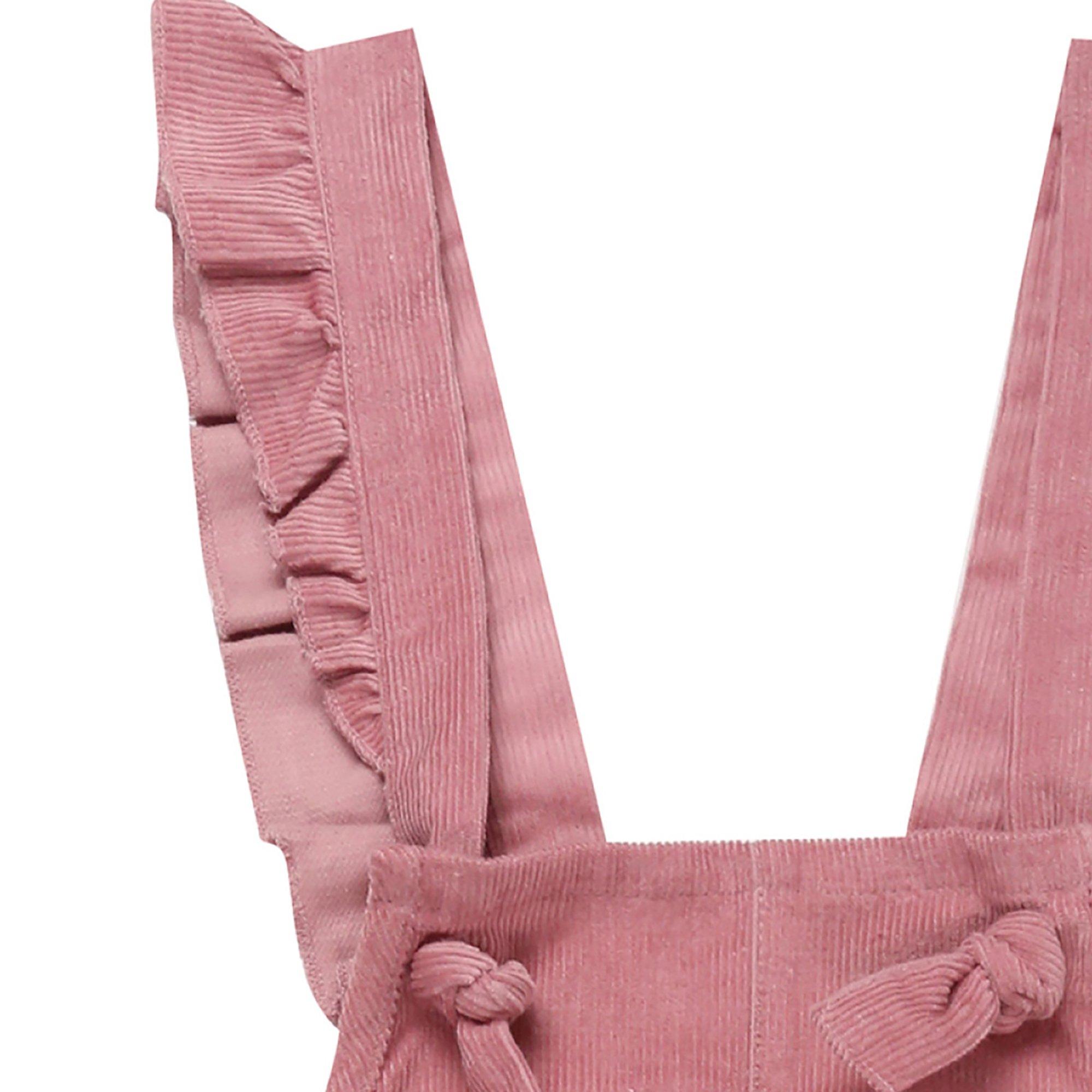 Pink - Lilly and Sid - Corduroy Dungarees - 3