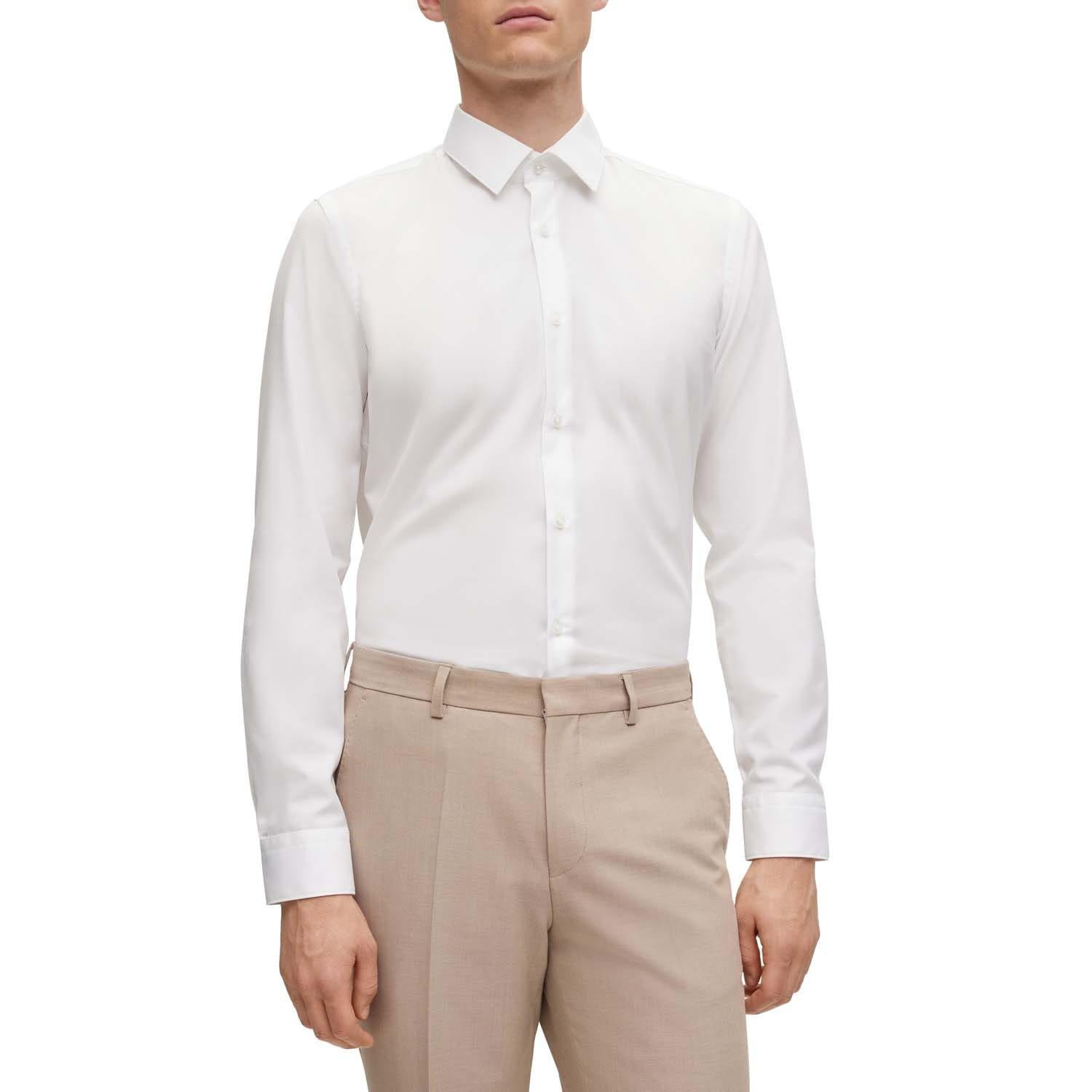 Boss Isko Shirt - White - Size 14.5