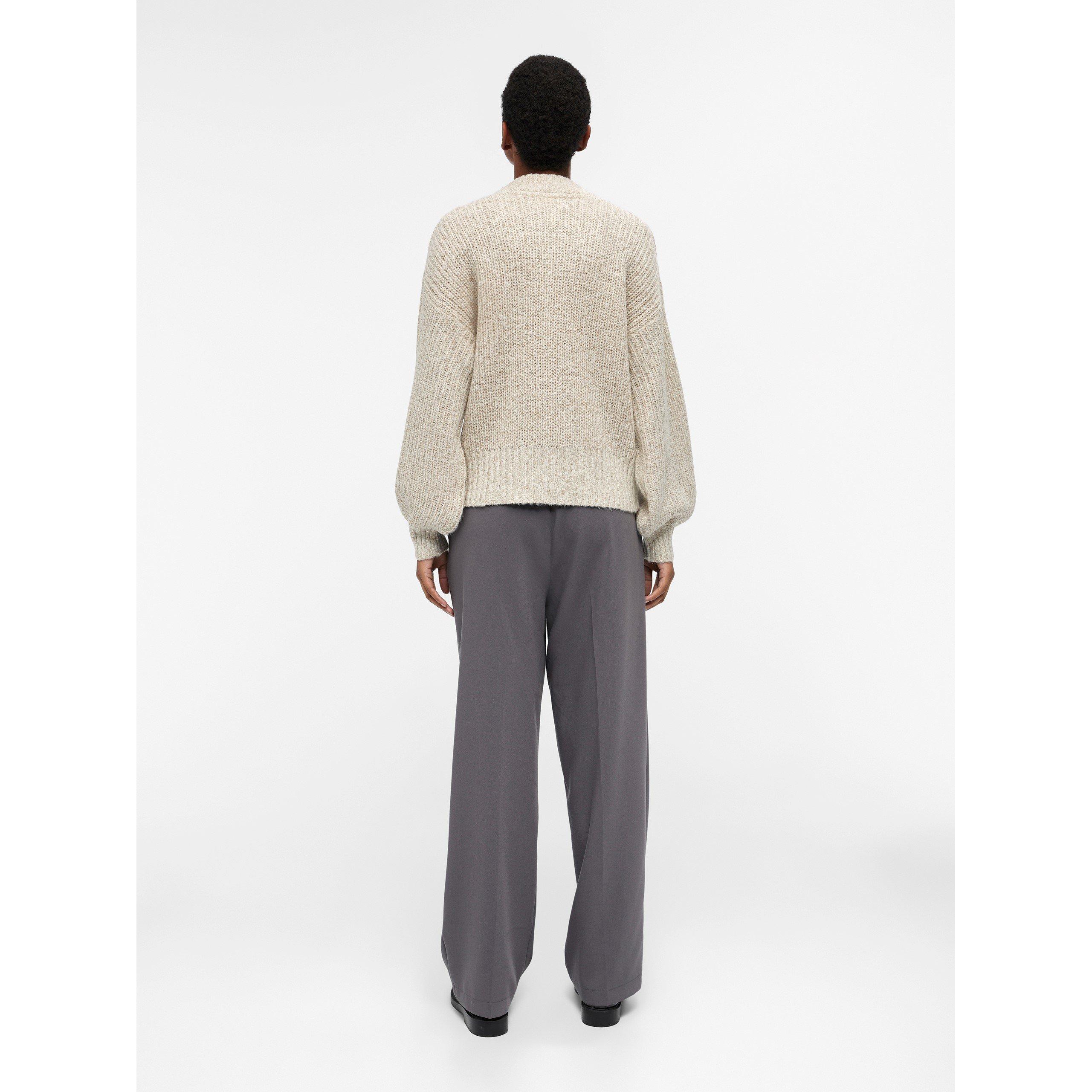 Humus - Object - Women's Nova Balloon Sleeve Crew Neck Jumper - 3