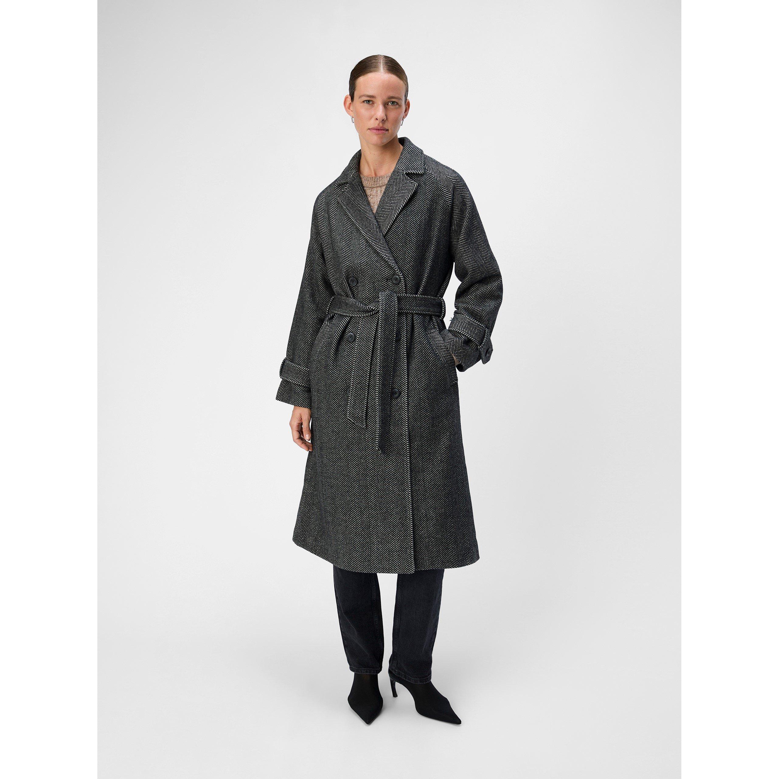 Herringbone - Object - Women's Keily Water Resistant Overcoat - 1