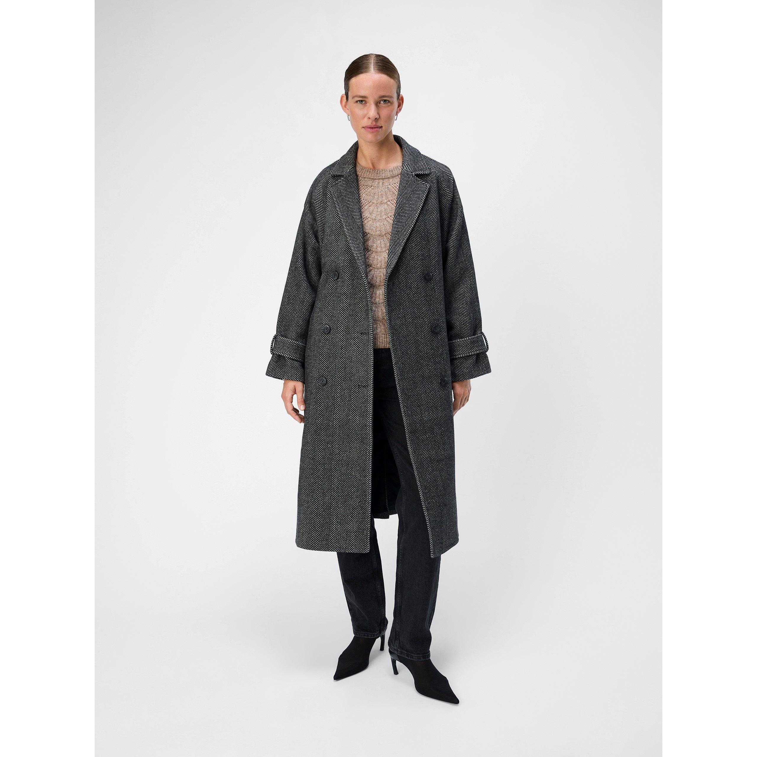 Fischgrätenmuster - Object - Women's Keily Overcoat - 2
