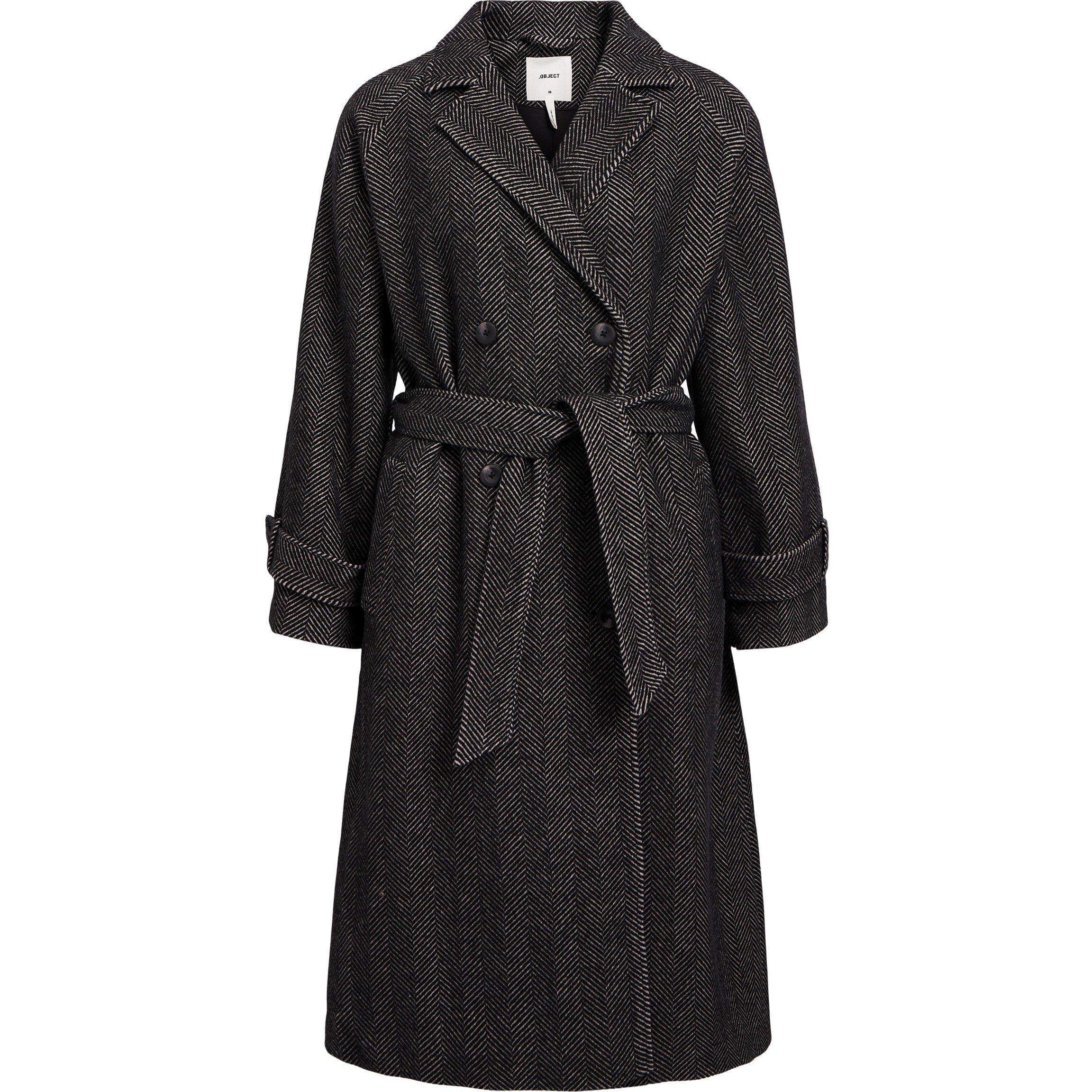 Fischgrätenmuster - Object - Women's Keily Overcoat - 6