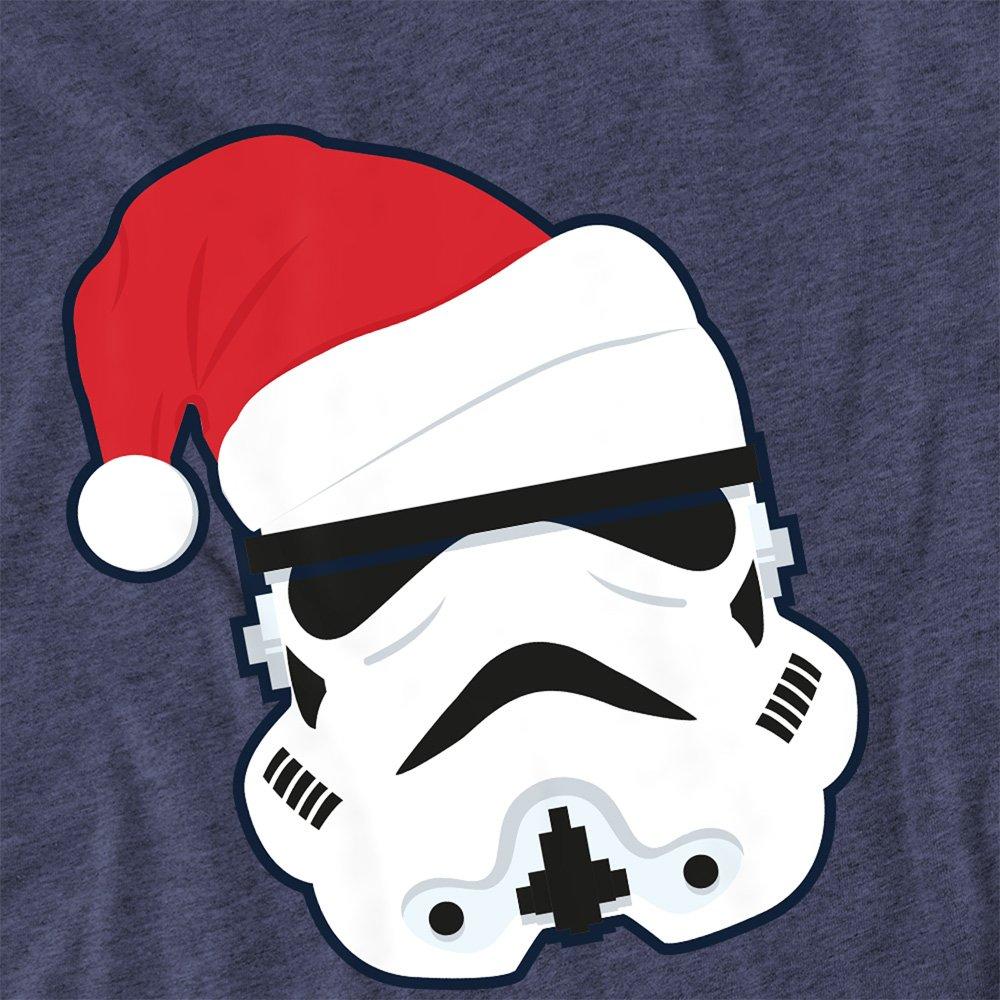 Navy - Star Wars - Star Wars Stormtrooper Christmas Santa Hat T-Shirt - 2