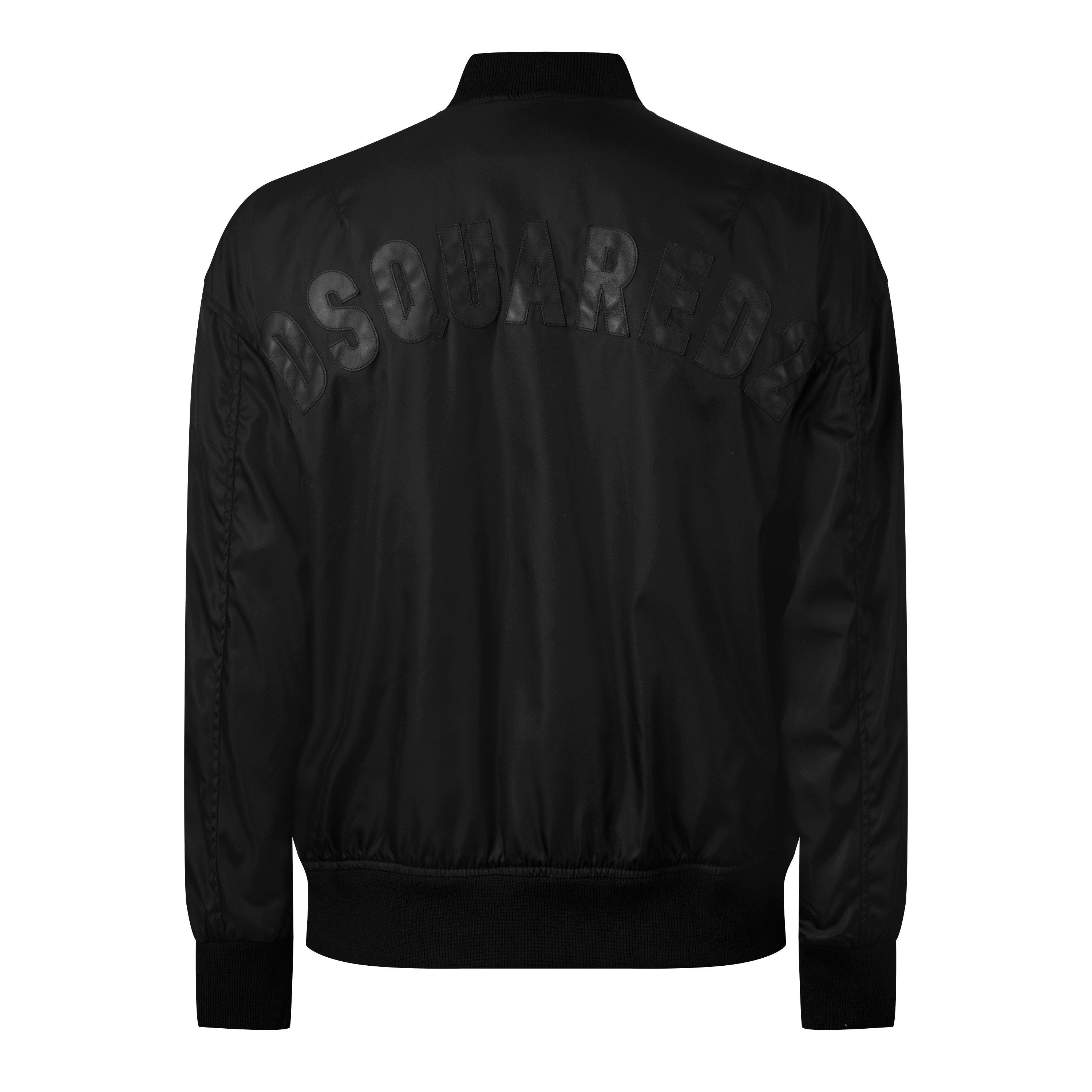 Black - DSquared2 - Western Aviator Jacket - 2