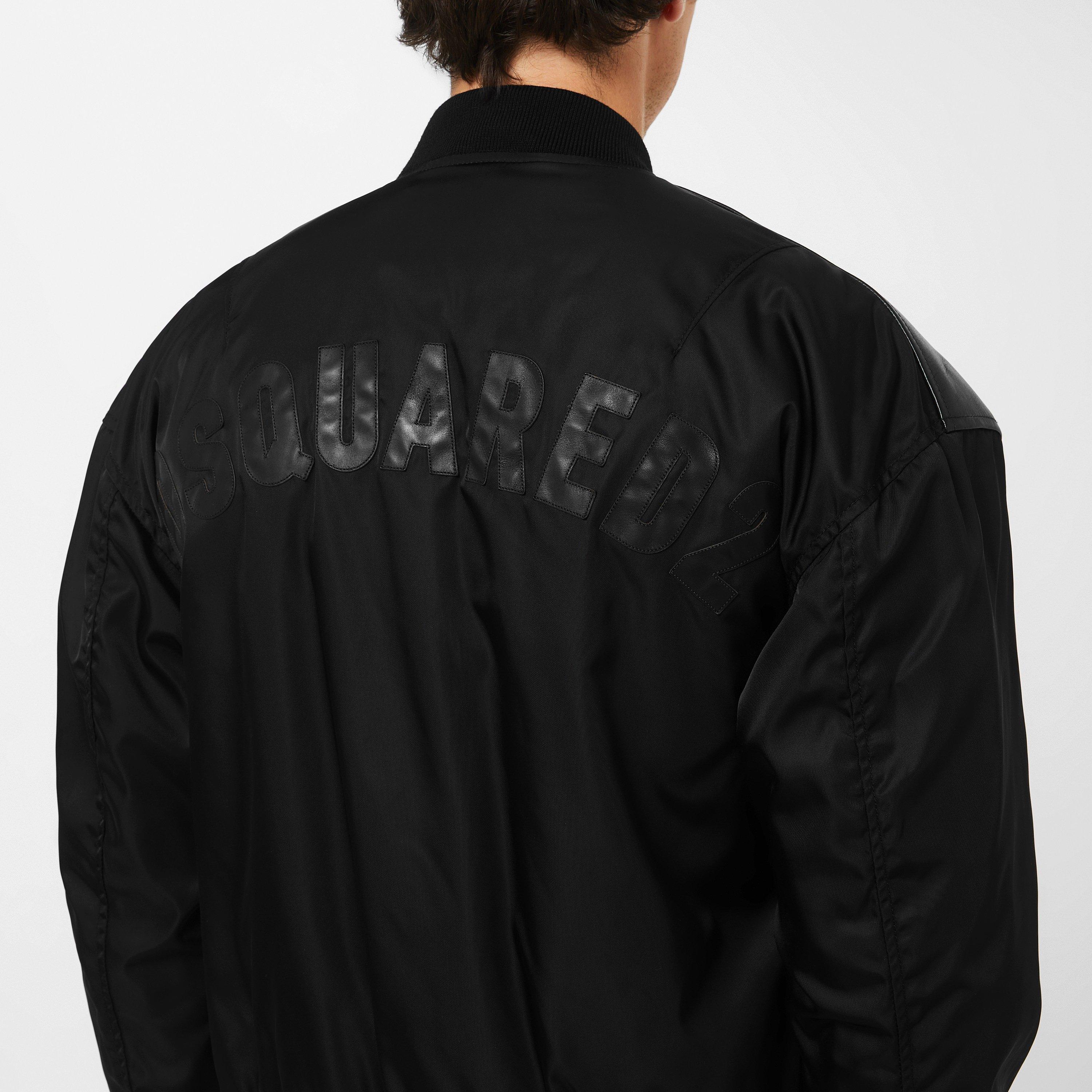 Black - DSquared2 - Western Aviator Jacket - 4