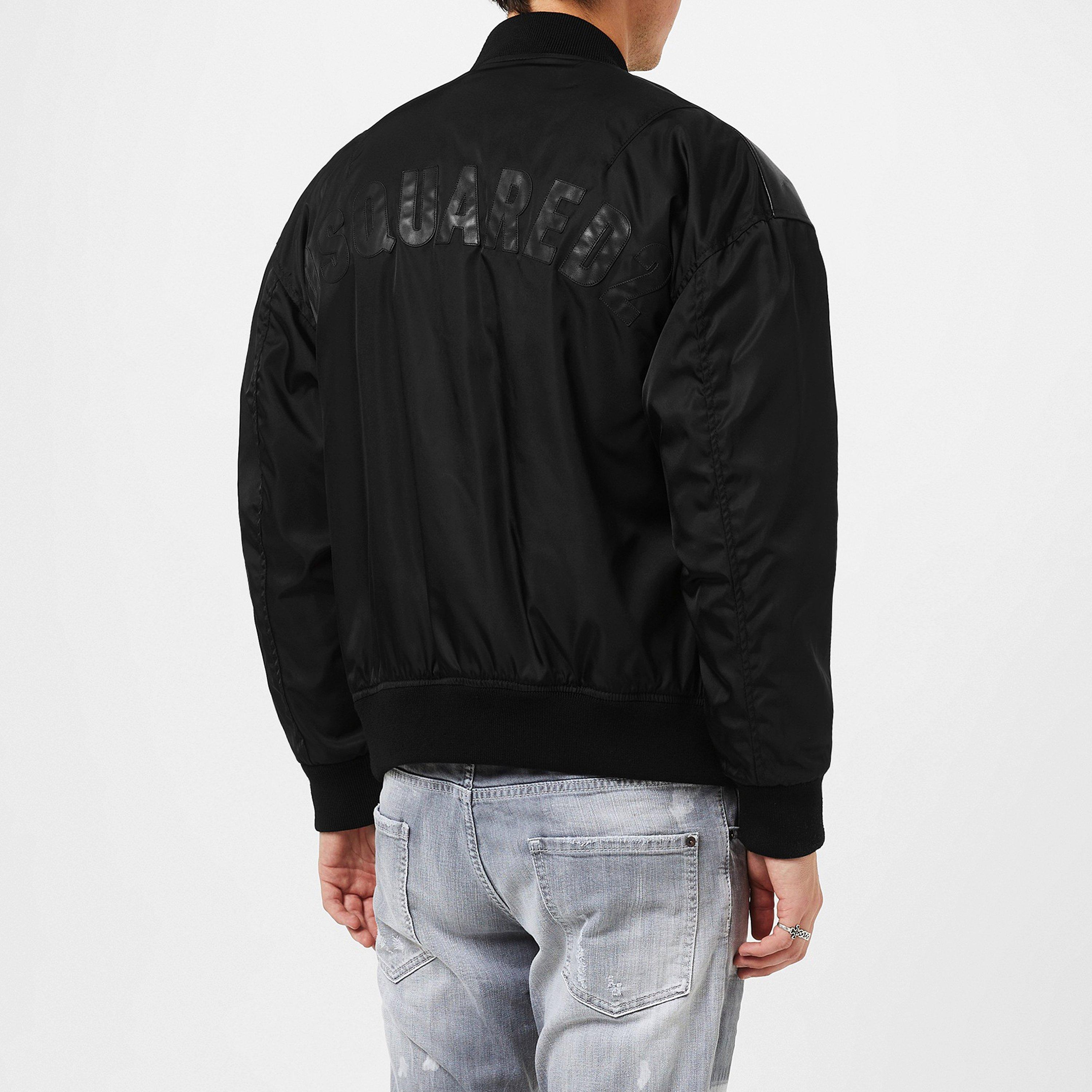 Black - DSquared2 - Western Aviator Jacket - 5