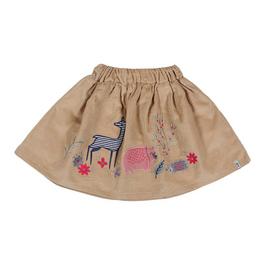 Lilly and Sid & Sid Brown Animal Applique Skirt