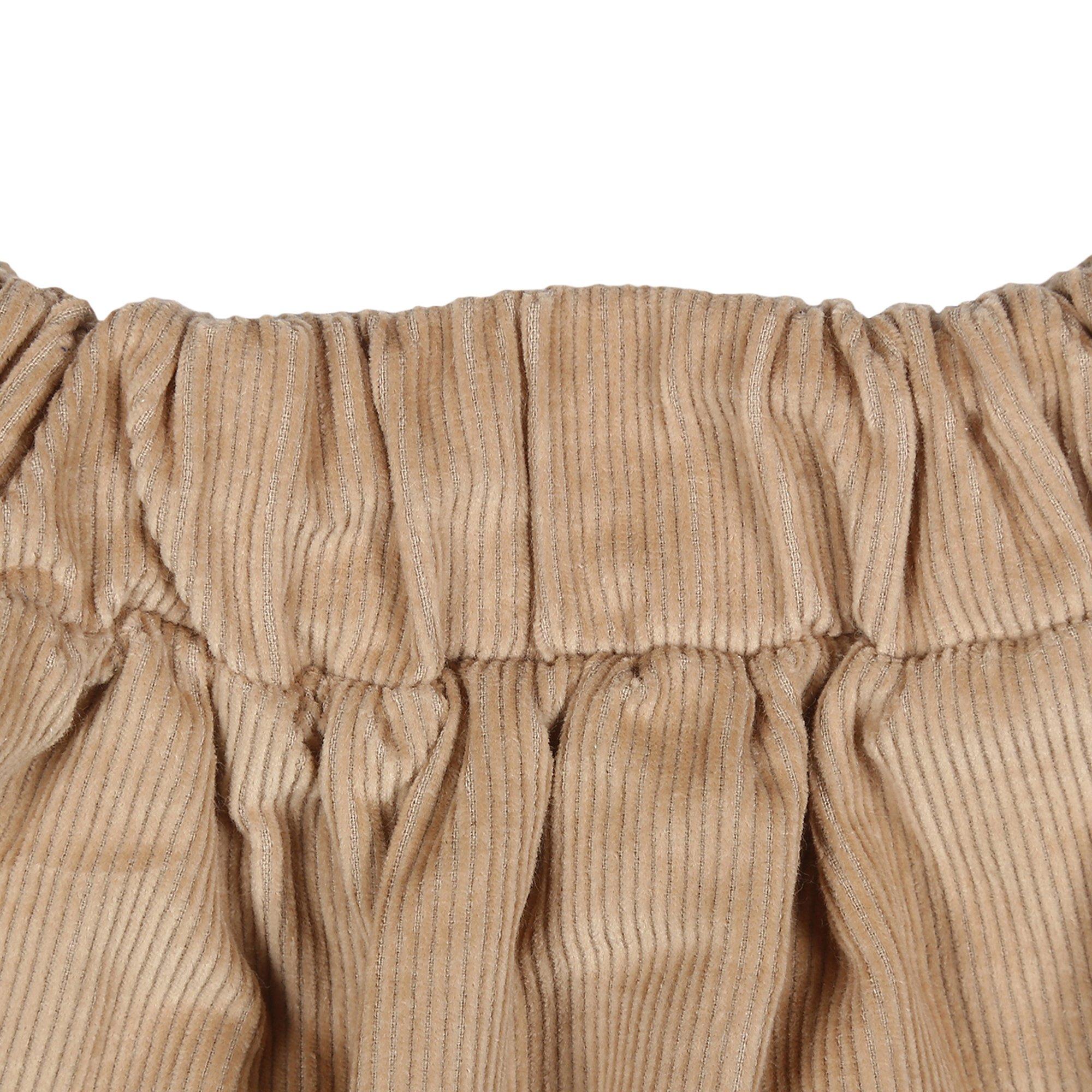 Brown - Lilly and Sid - & Sid Brown Animal Applique Skirt - 3