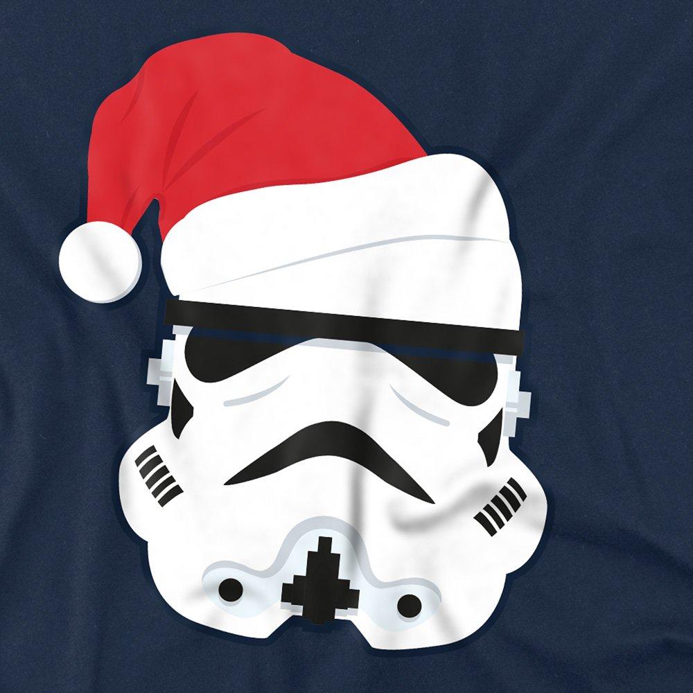 Navy - Star Wars - Star Wars Stormtrooper Christmas Santa Hat T-Shirt - 2