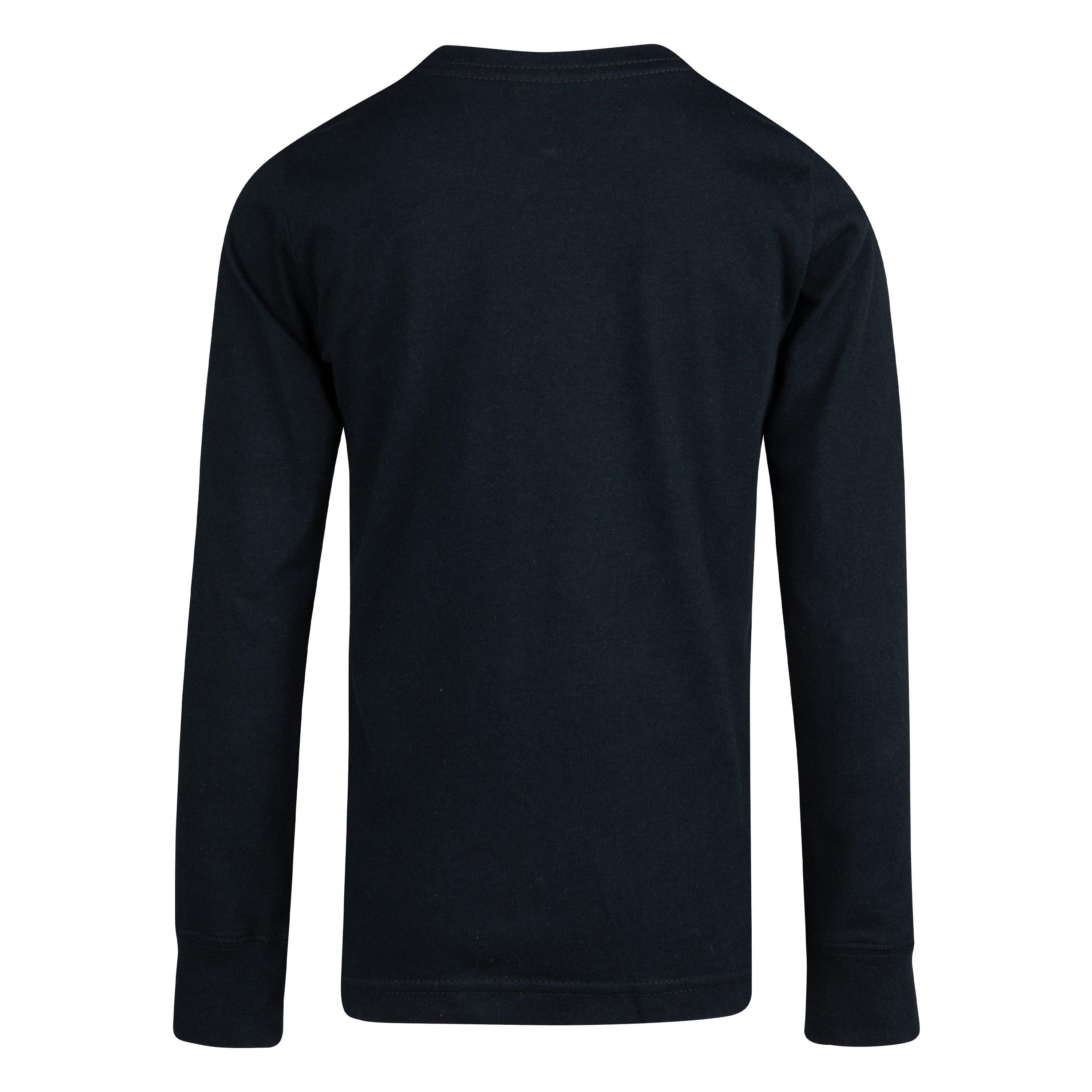 Black - Nike - Kids' Jumbo Futura Long Sleeve T-Shirt - 2