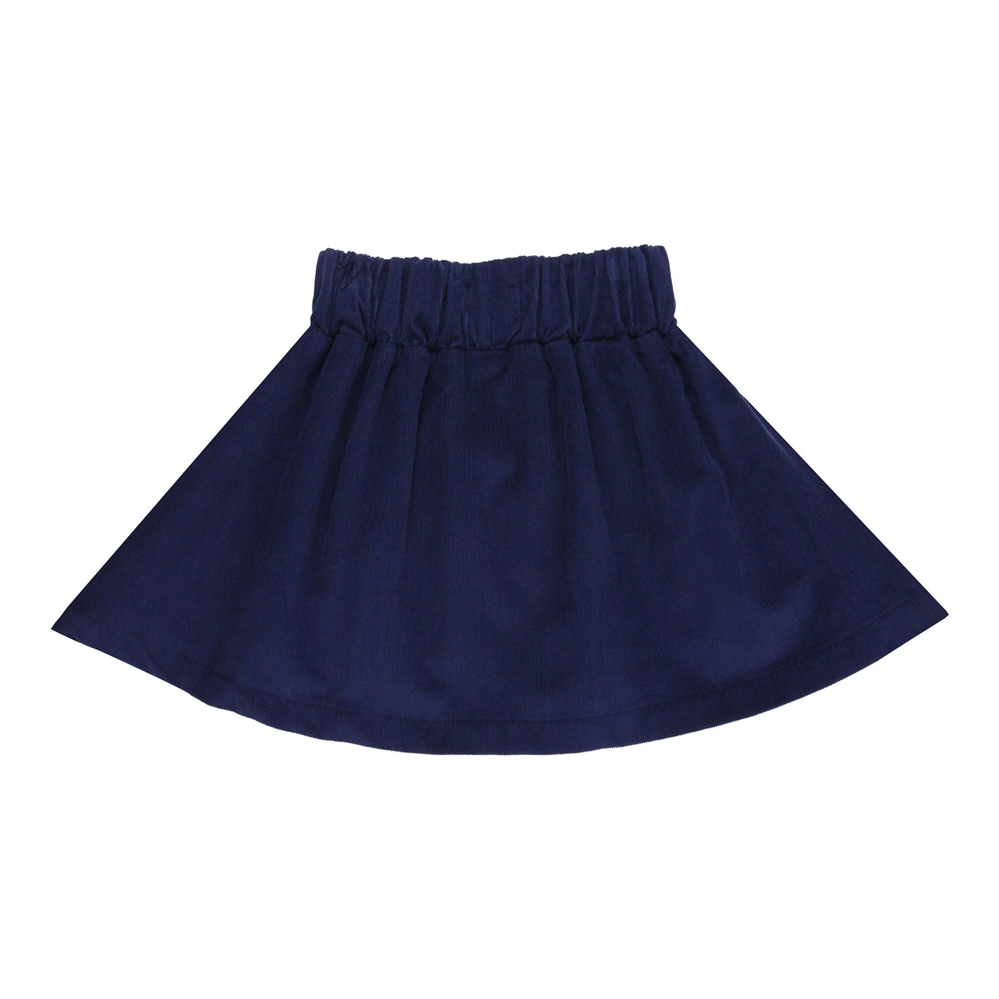 Navy - Lilly and Sid - Woodland A Line Skirt - 2