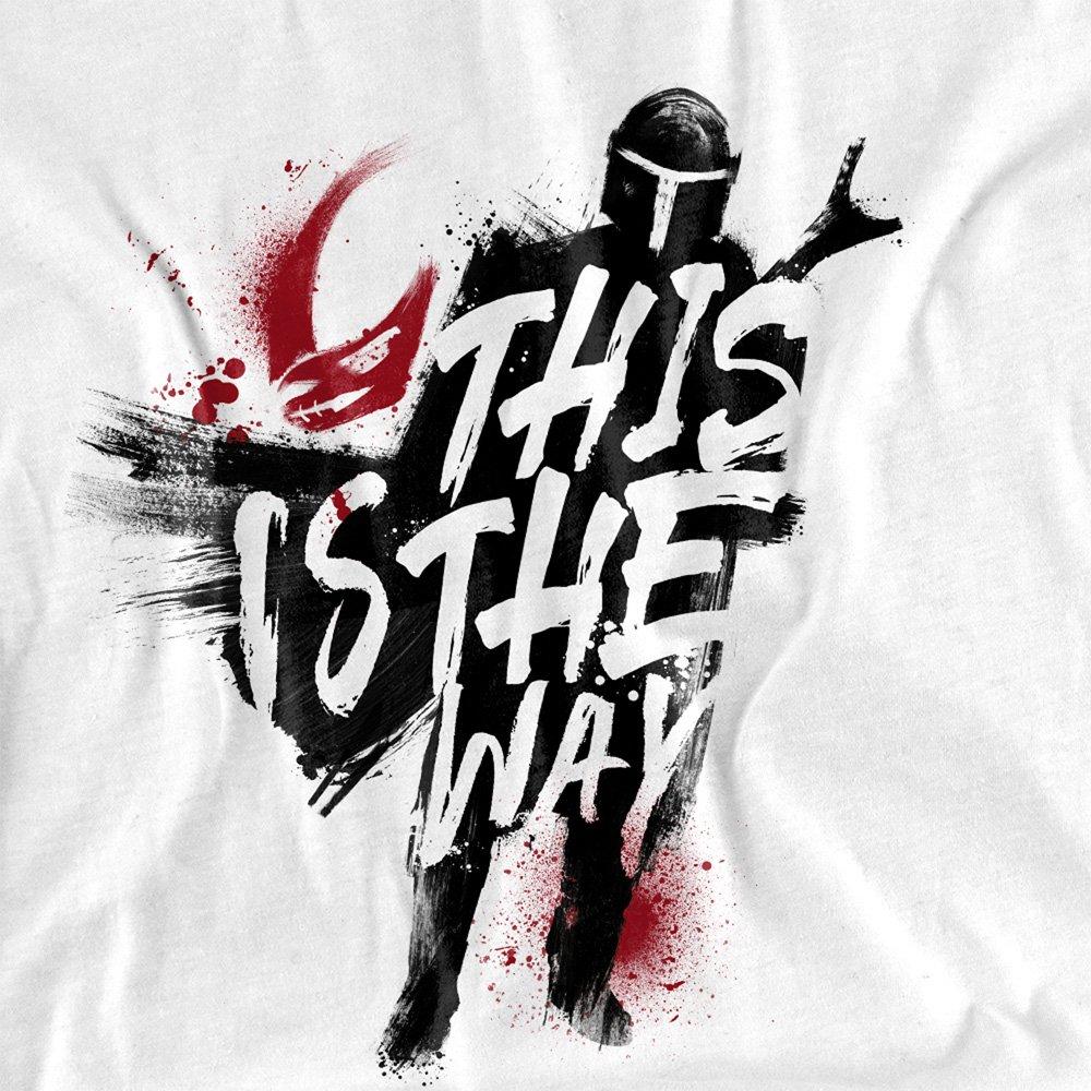White - Star Wars - Star Wars This Is The Way Inked T-Shirt White - 2