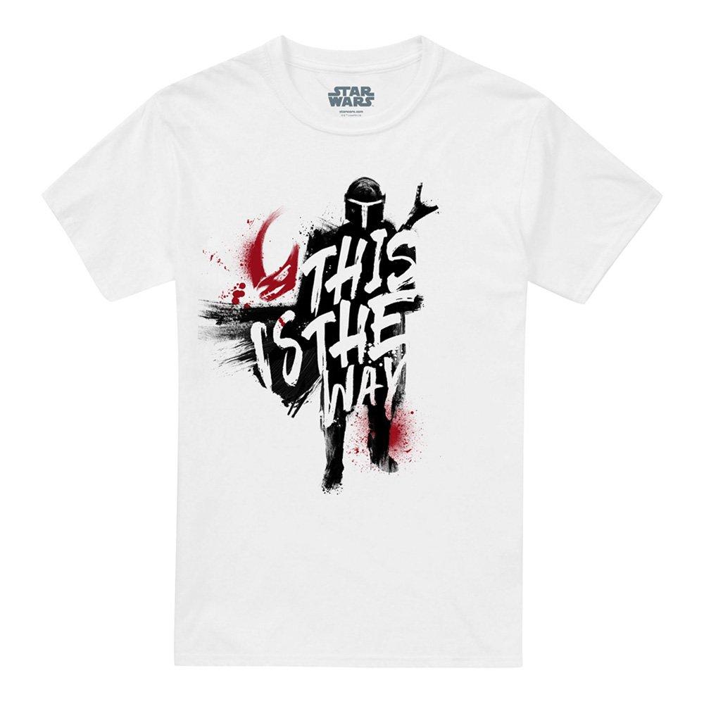 White - Star Wars - Star Wars This Is The Way Inked T-Shirt White - 4
