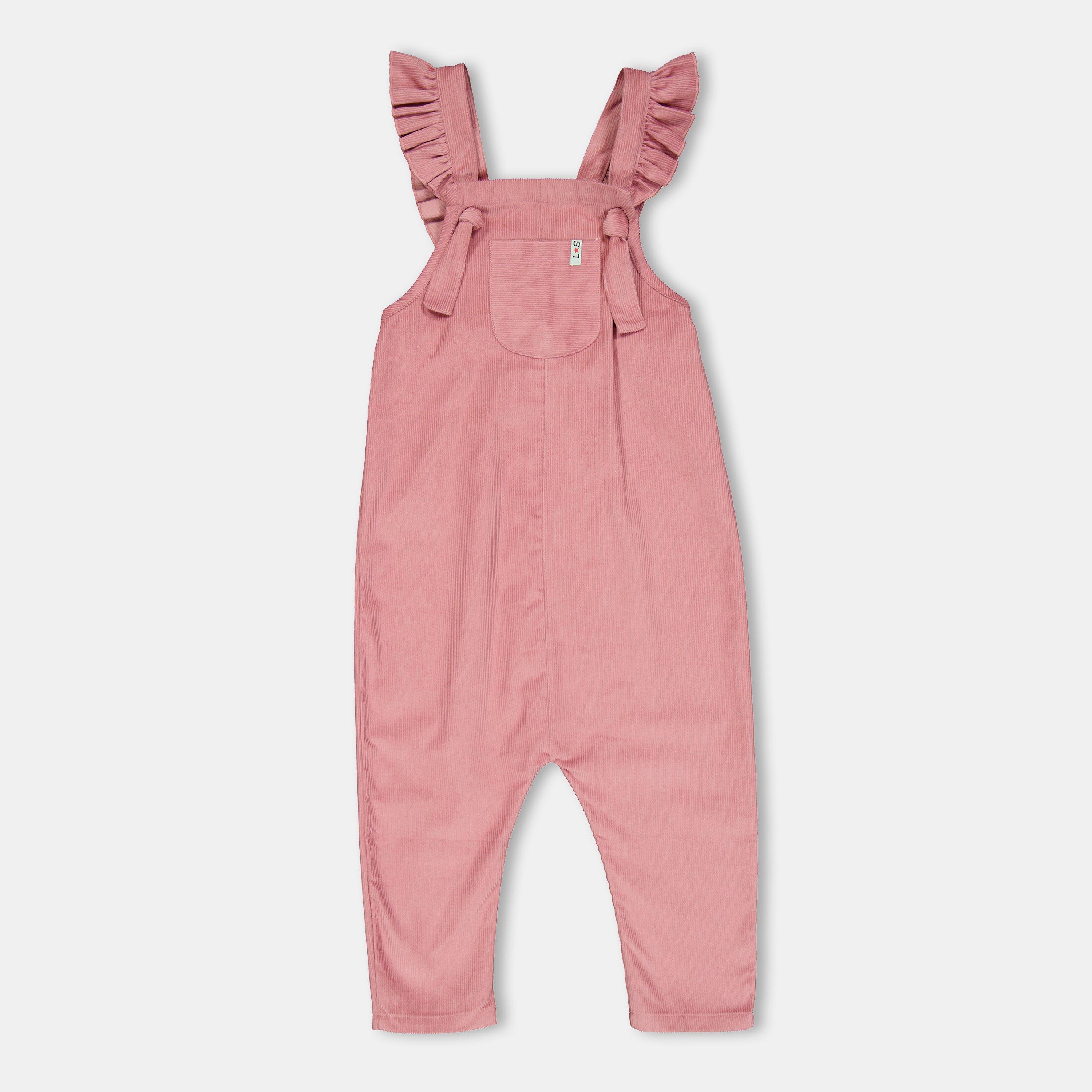 Pink - Lilly and Sid - Kids' Corduroy Dungarees