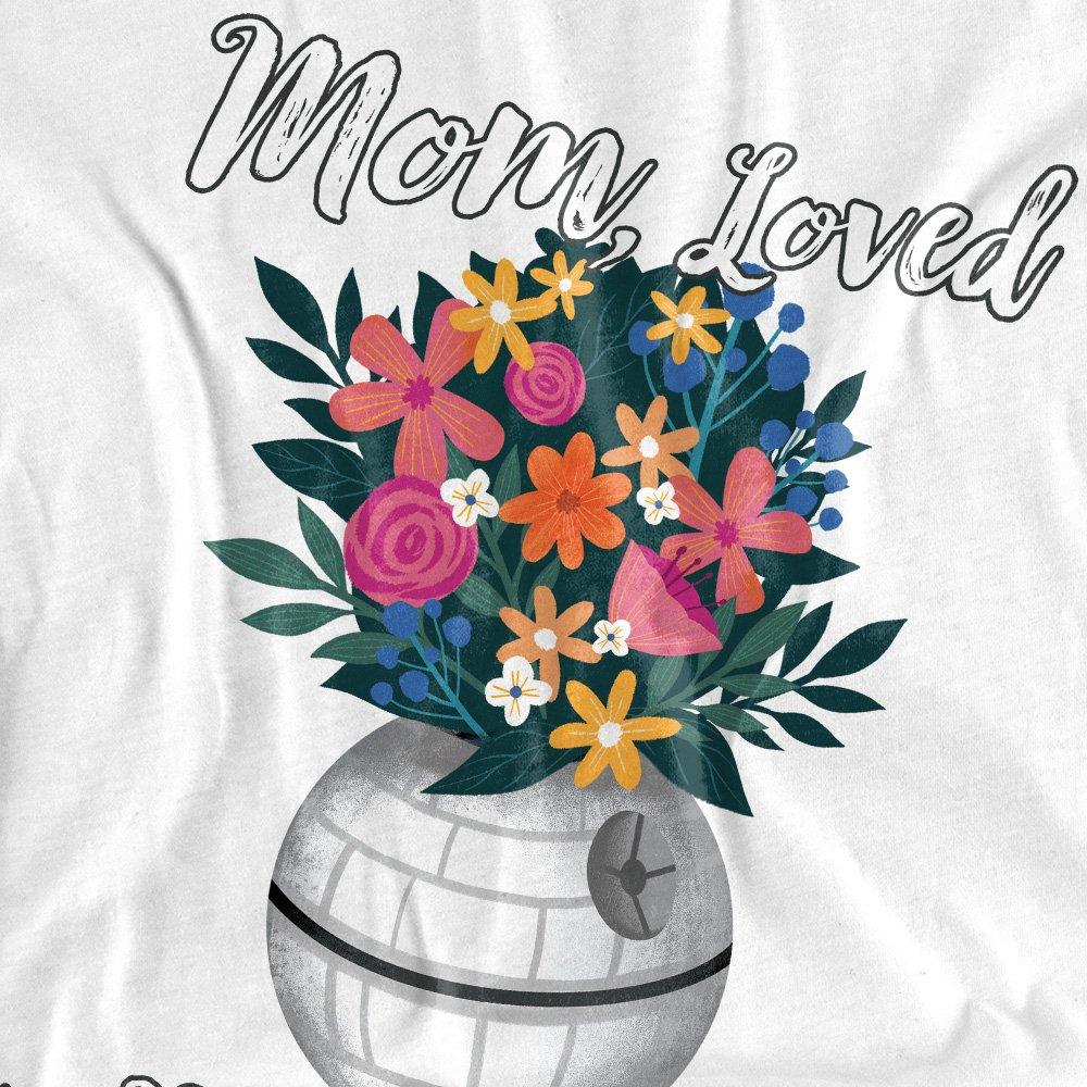 White - Star Wars - Star Wars Mothers Day Mom Loved to the Death Star - 2