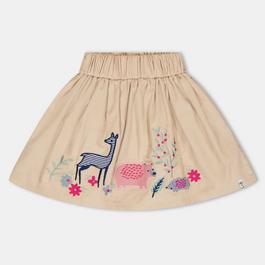 Lilly and Sid & Sid Brown Animal Applique Skirt