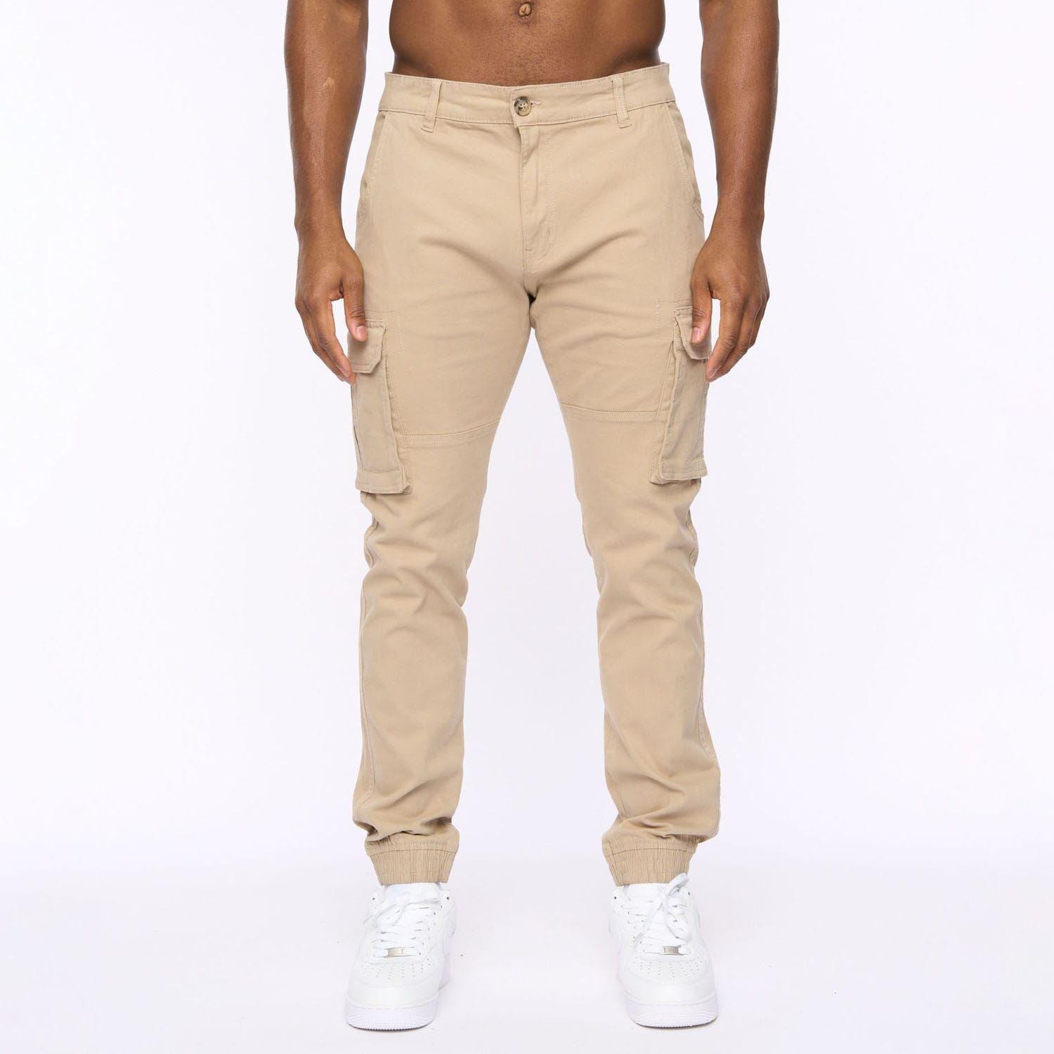Brown - Crosshatch - Frentons Cargo Pants - 3