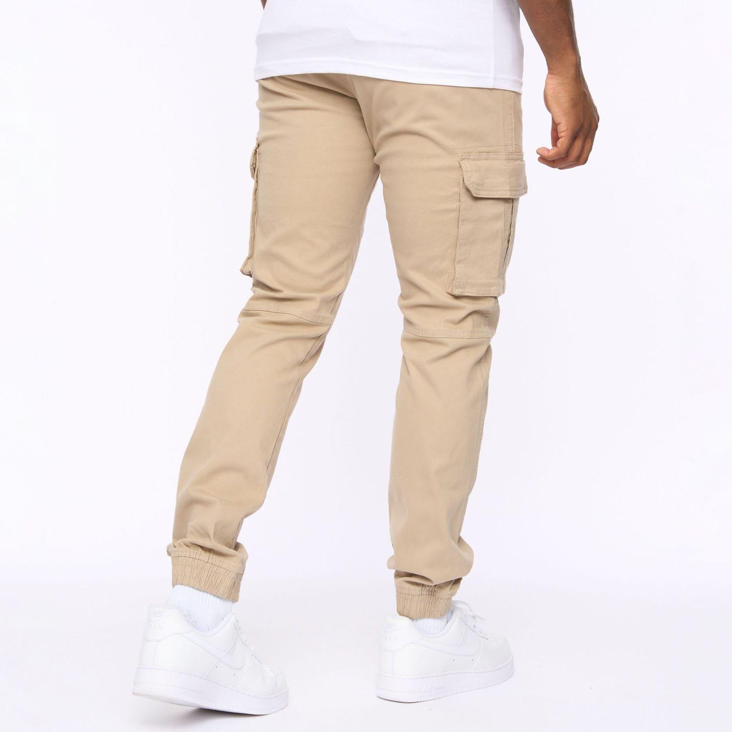Stone - Crosshatch - Frentons Cargo Pants - 2