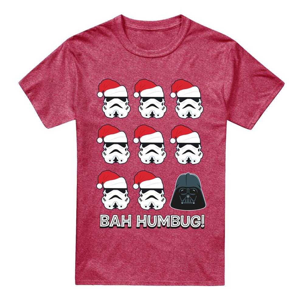 Red - Star Wars - Star Wars Empire Bah Humbug T-Shirt Red - 4