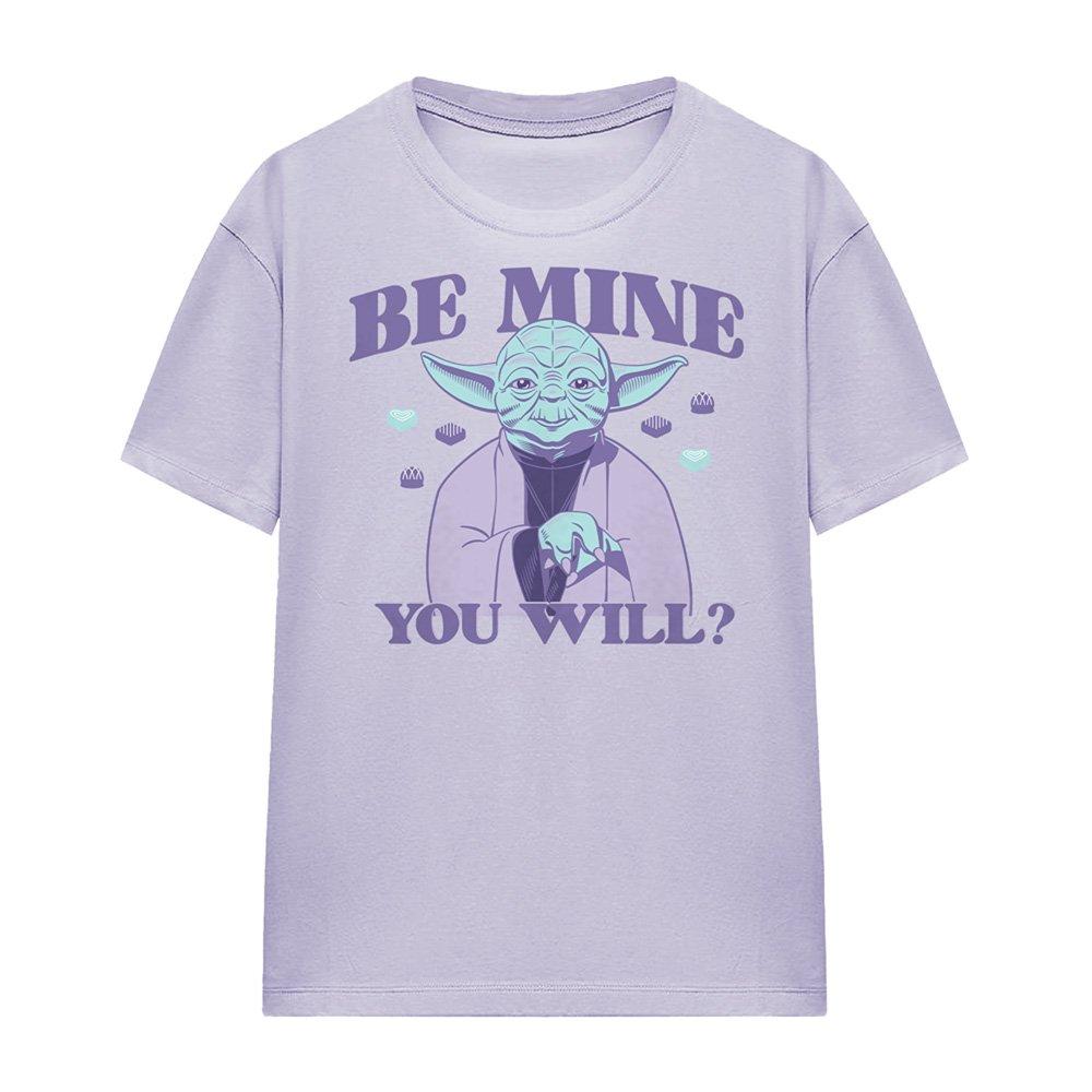 Lavender - Star Wars - Yoda Be Mine You Will? T-Shirt Soft Lavender - 4