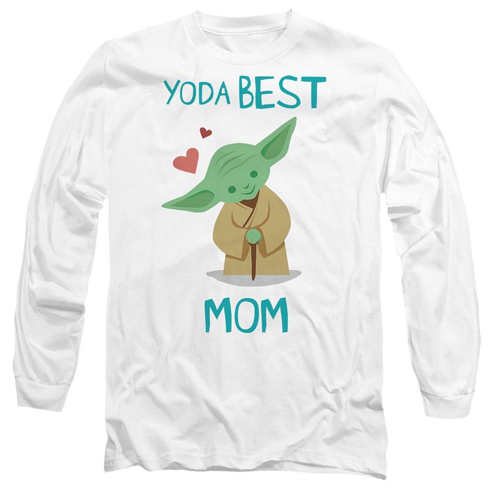 Star Wars Star Wars Mothers Day Yoda Best Mom Long Sleeve T