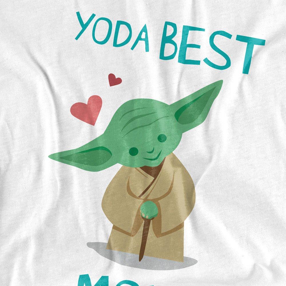 White - Star Wars - Star Wars Mothers Day Yoda Best Mom Long Sleeve T - 2