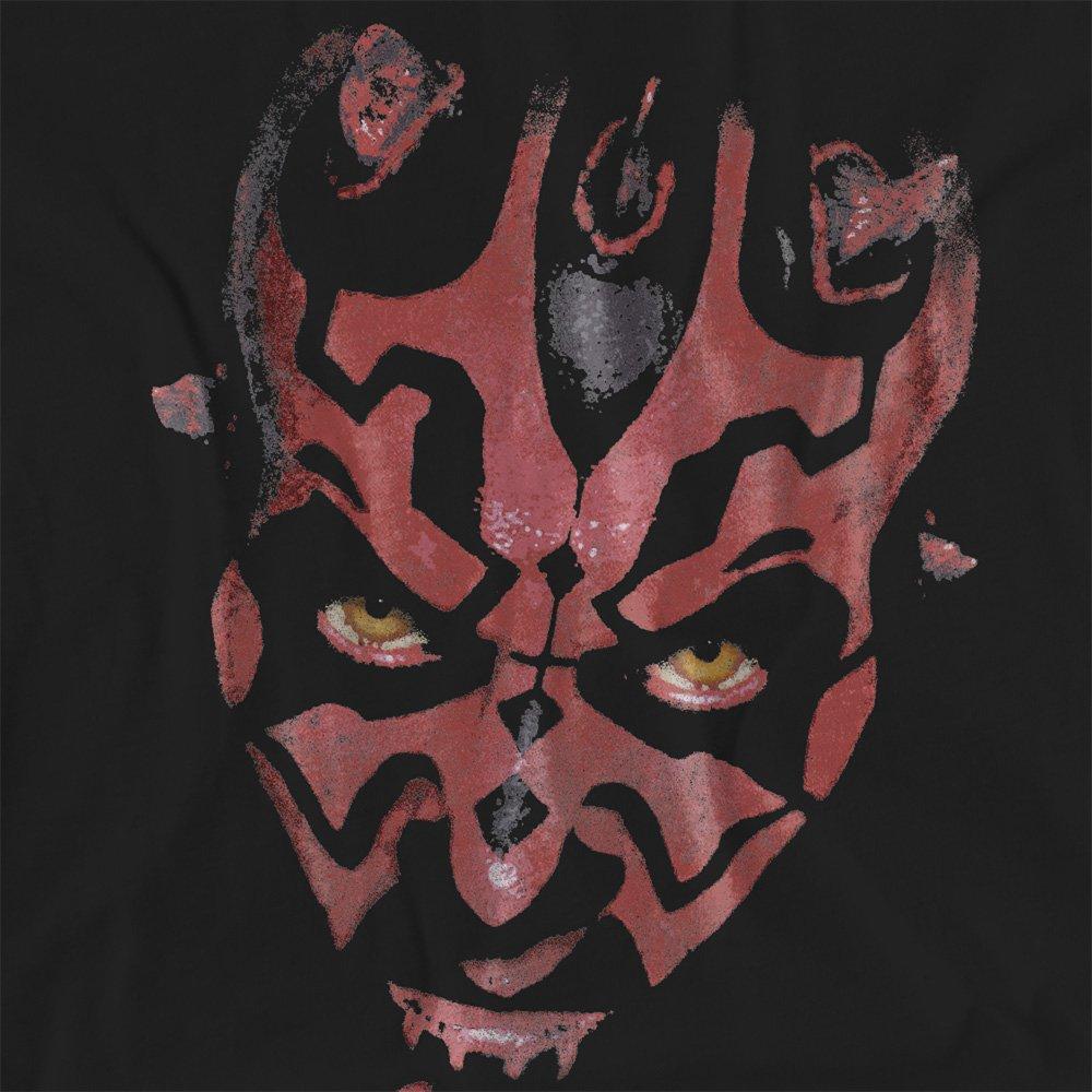 Black - Star Wars - Star Wars Darth Maul Large Face T-Shirt Black - 2