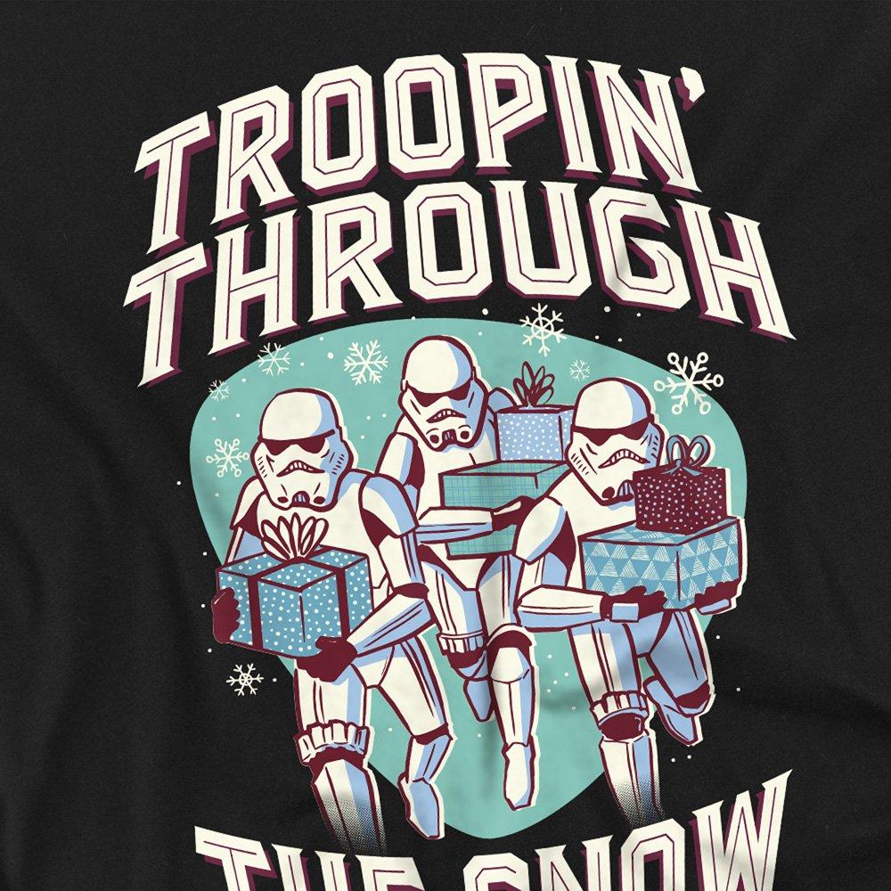 Black - Star Wars - Star Wars Retro Troopin Through The Snow T-Shirt - 2