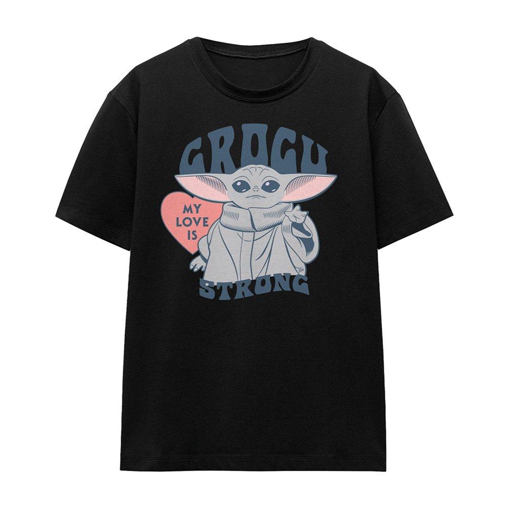 Black - Star Wars - Grogu My Love Is Strong T-Shirt Black - 4