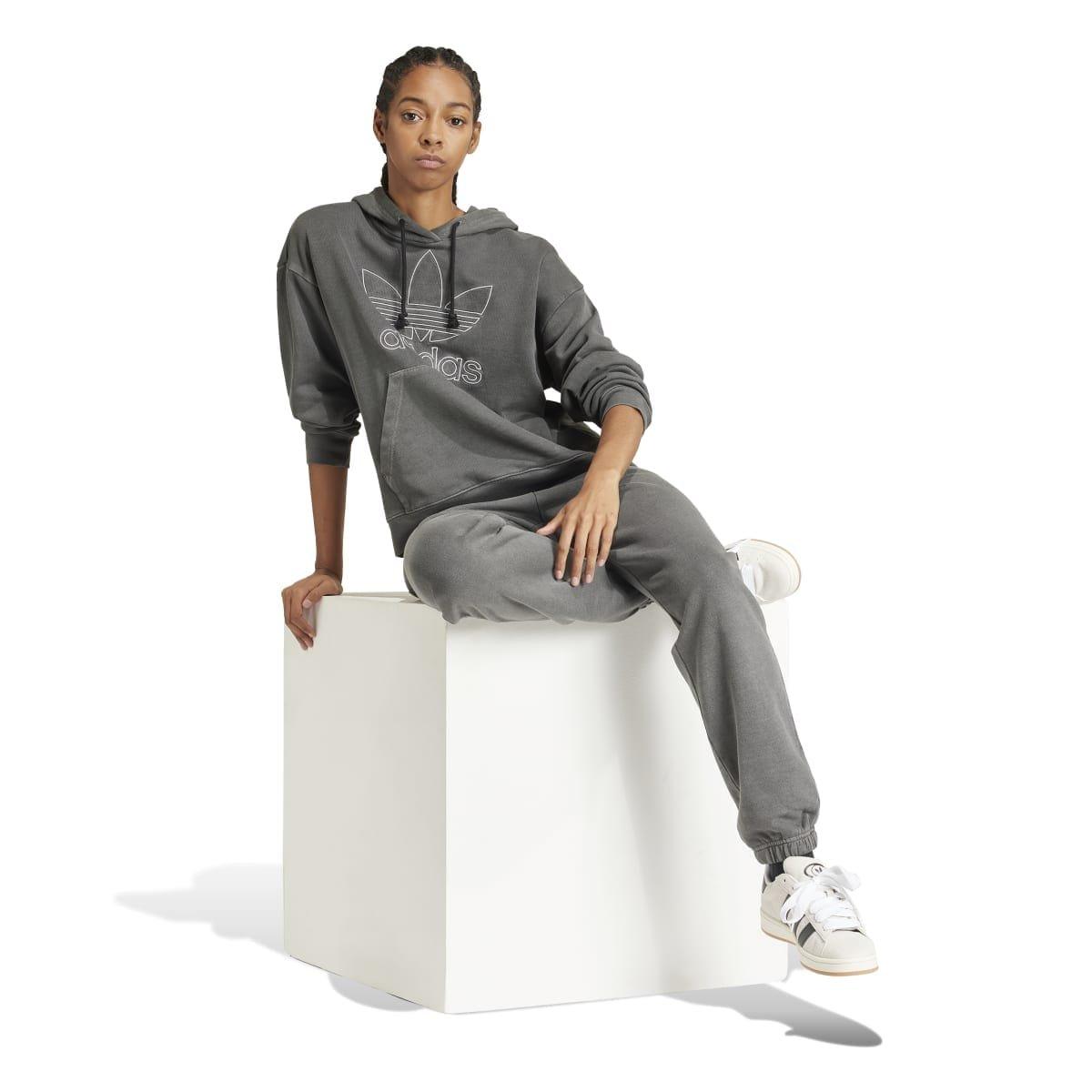 Black - adidas Originals - Loose Pullover Hoodie - 6