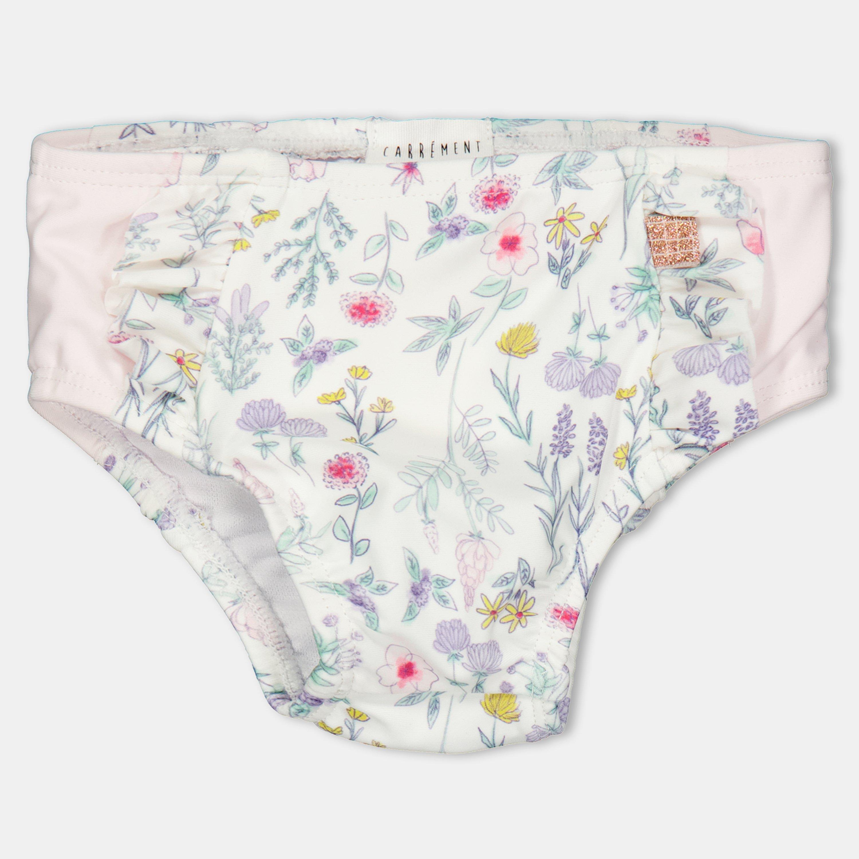 White Pink - Carrement Beau - Kids' Swim Shorts - 1