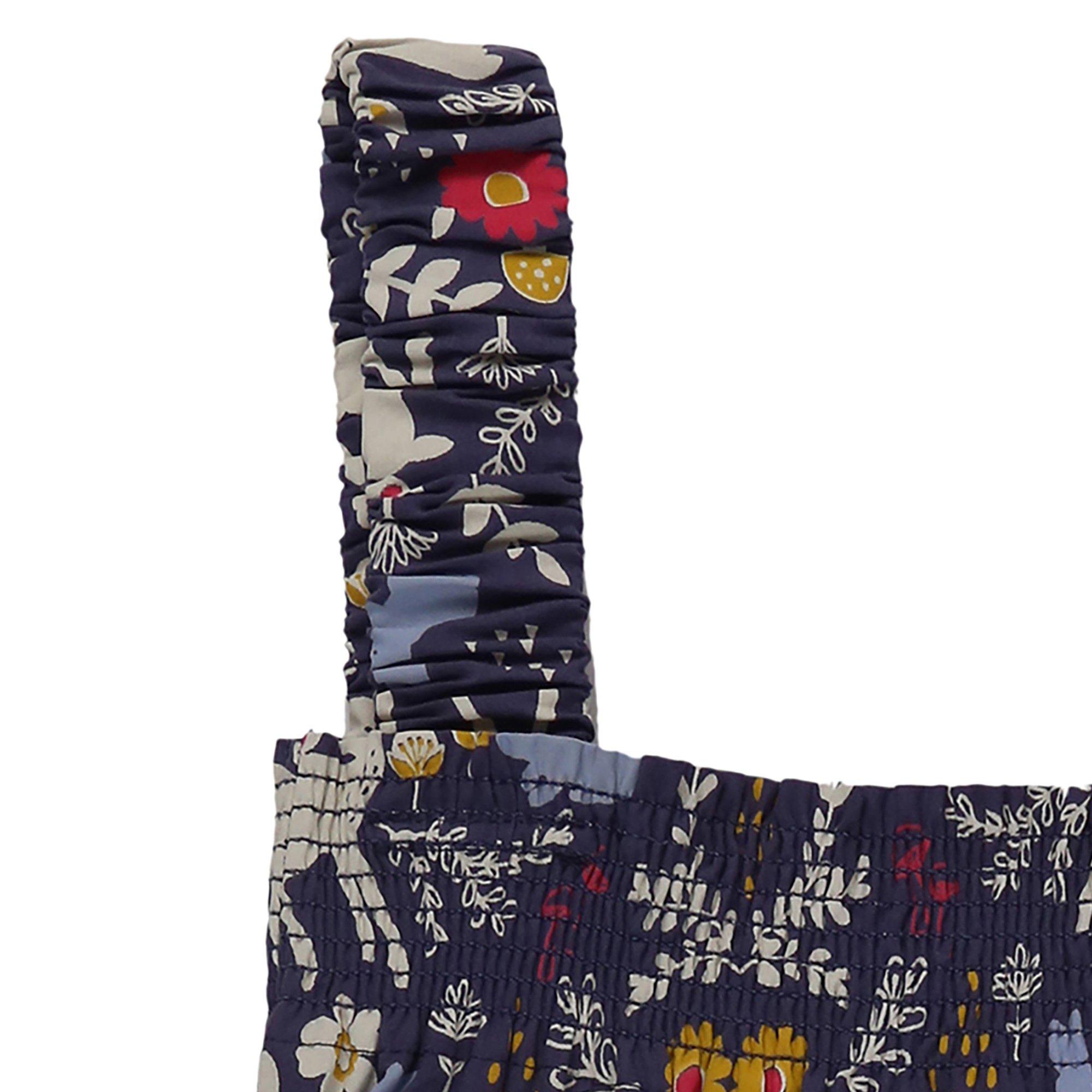 Multi - Lilly and Sid - Animal Woven Dungaree - 3