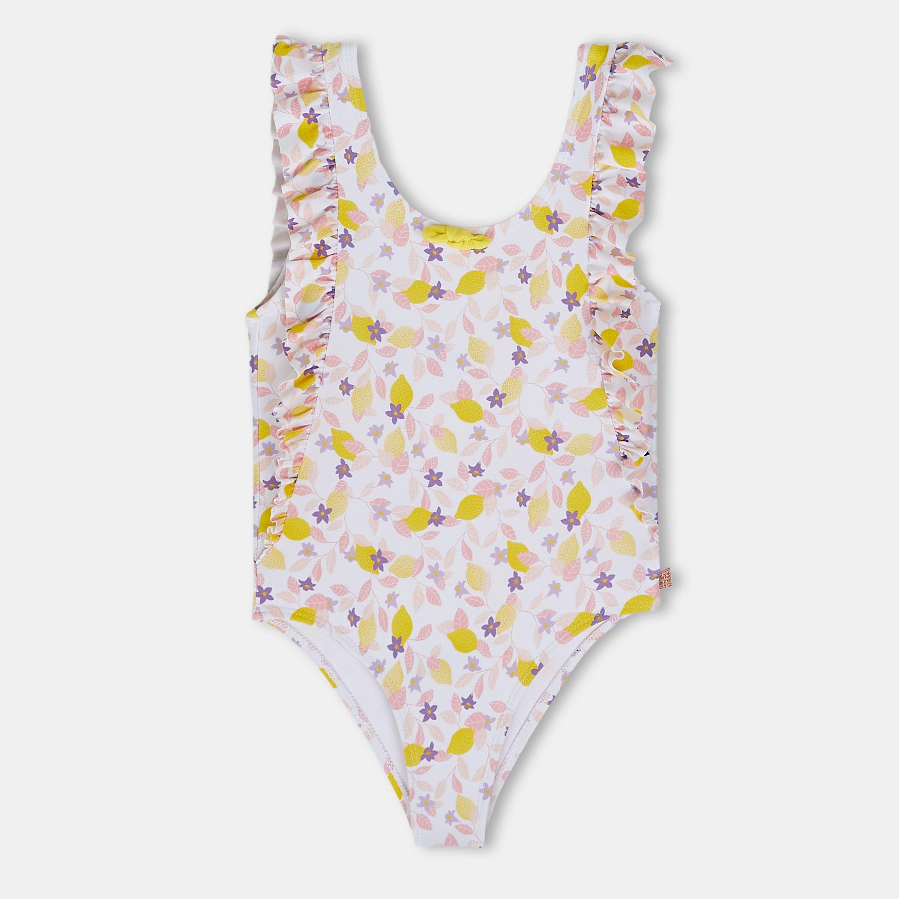 White - Carrement Beau - Scoop Neck Swimsuit