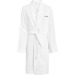 Calvin Klein Waffle Cotton Bathrobe