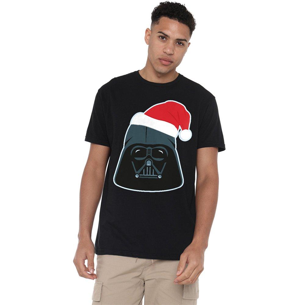 Black - Star Wars - Star Wars Darth Vader Christmas Santa Hat T-Shirt - 1