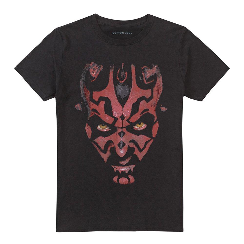 Black - Star Wars - Star Wars Darth Maul Large Face T-Shirt Black - 4