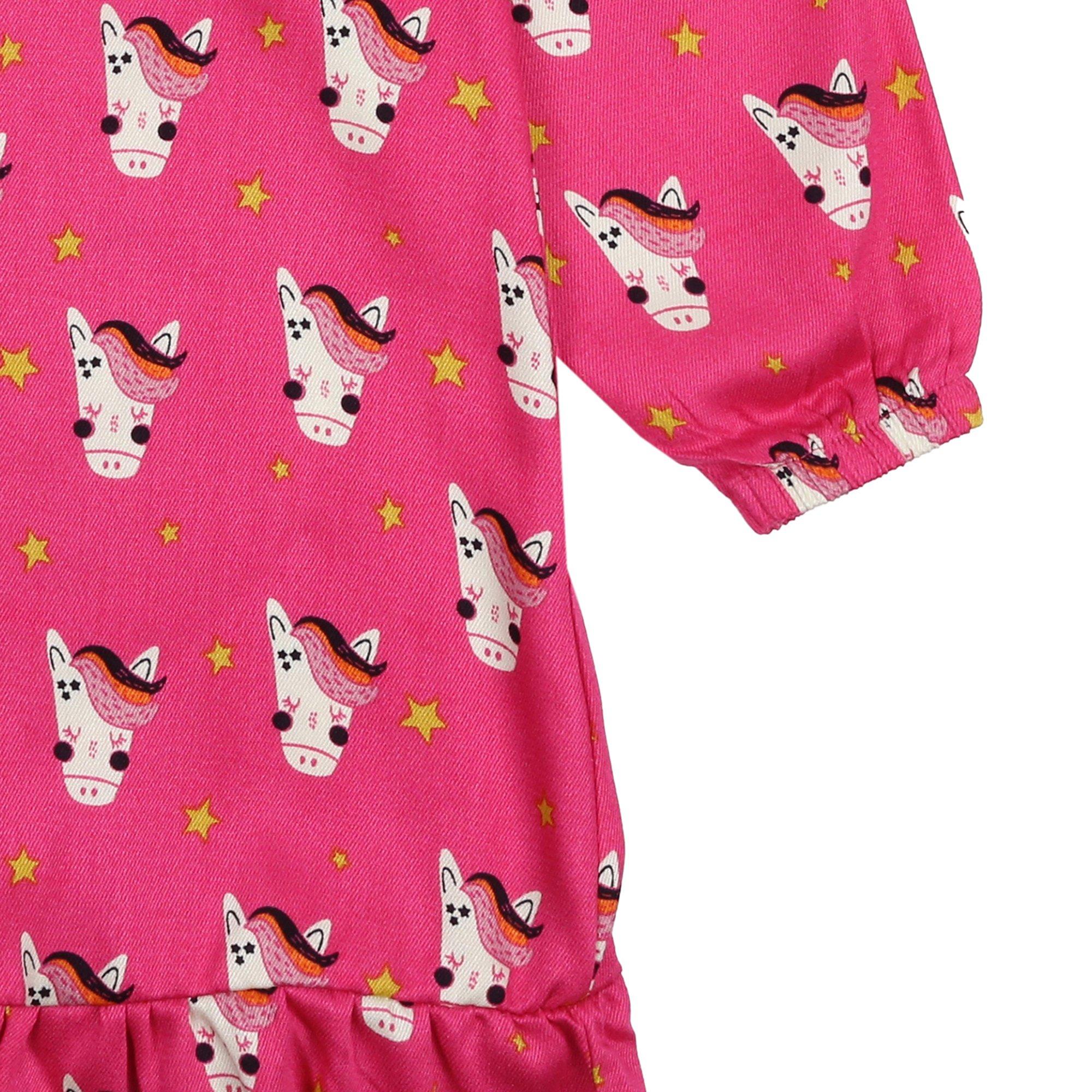 Pink - Lilly and Sid - Horse A Line Dress - 4