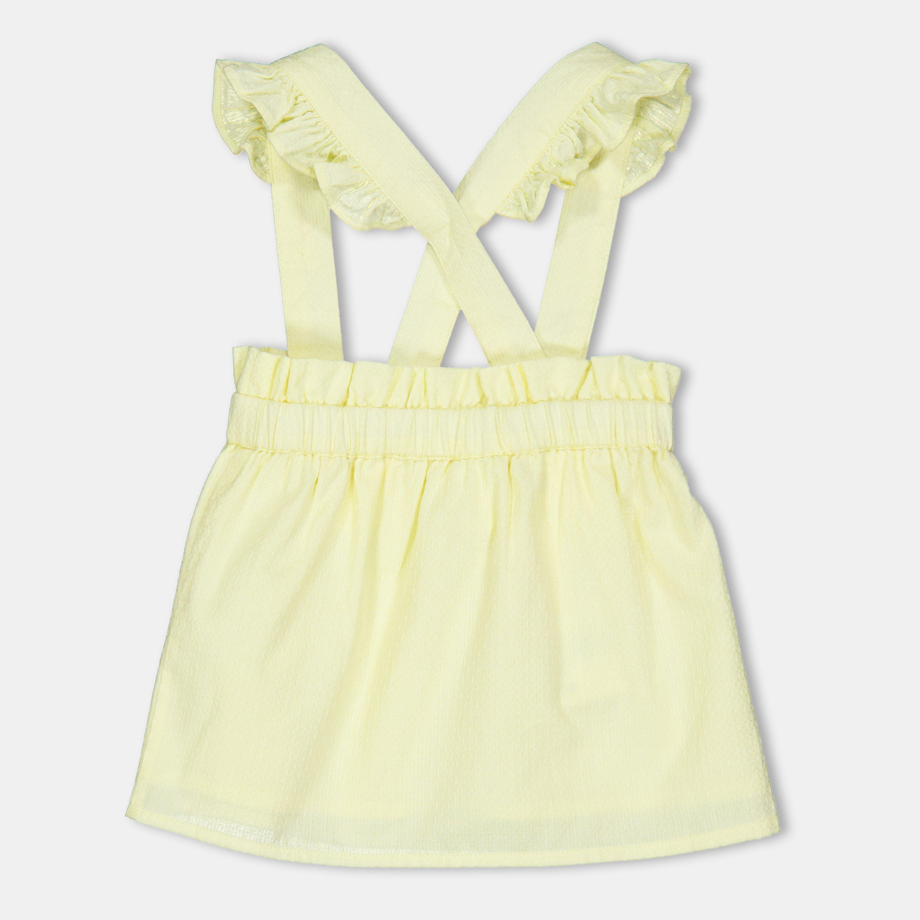 Yellow - Carrement Beau - Kids' Jersey Skirt - 2